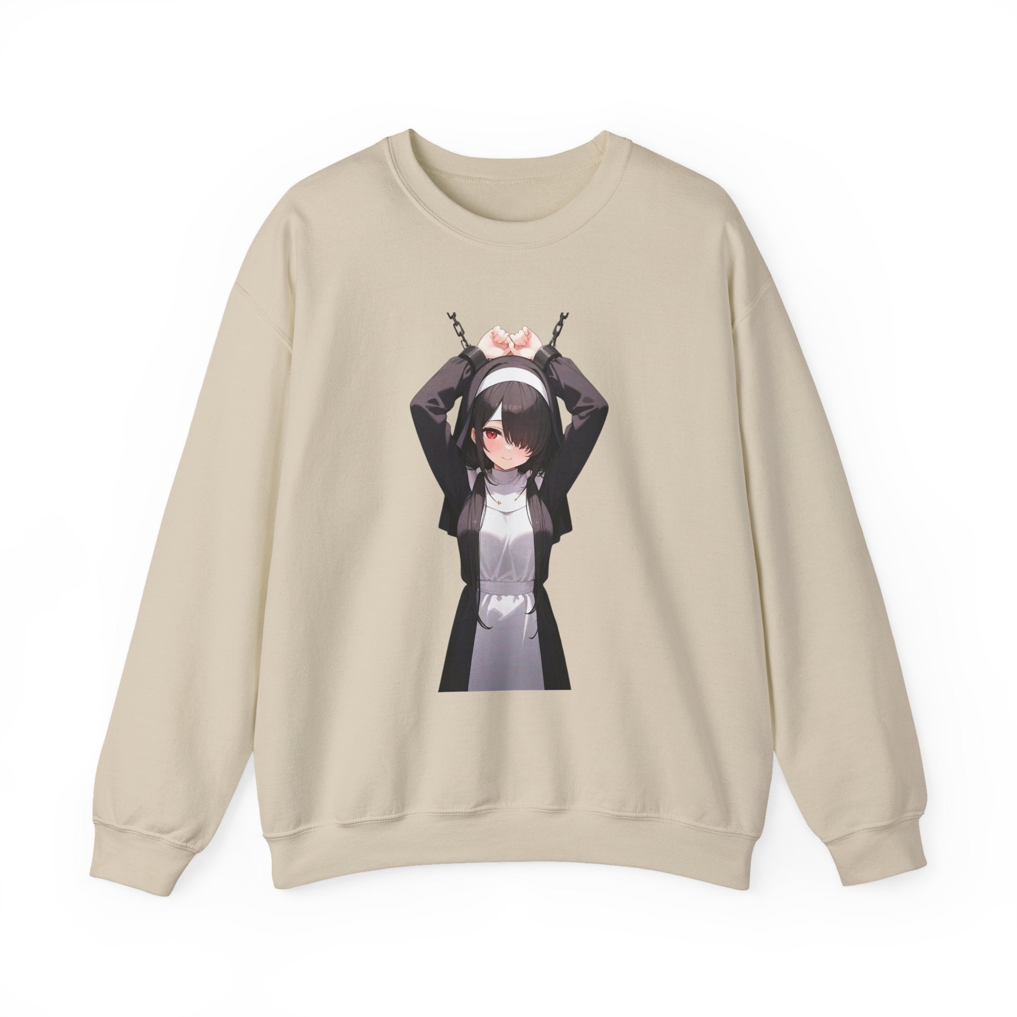 Tokisaki Kurum Nun Gothic Unisex Heavy Blend™ Crewneck Sweatshirt