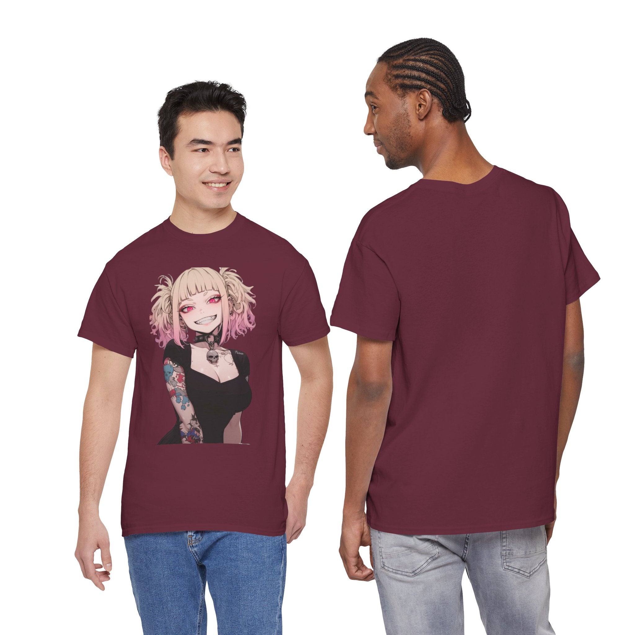 Gothic Himiko Toga Tattooed Crazy Unisex Heavy Cotton Tee