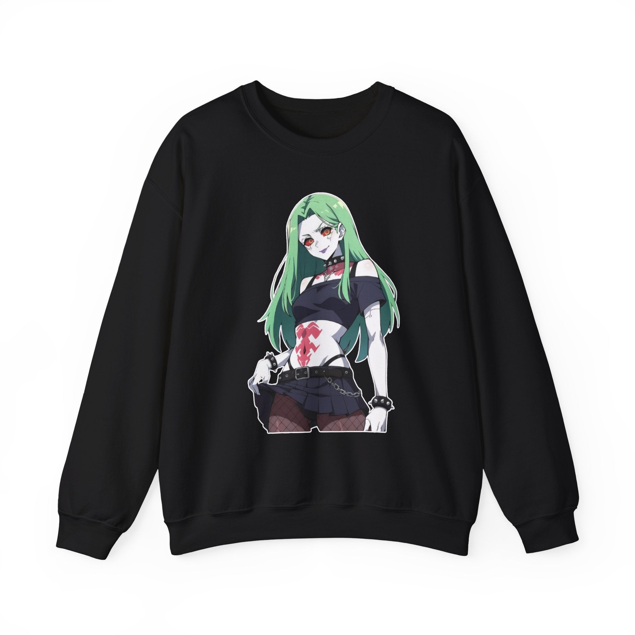 Rebecca Cyberpunk Futuristic Unisex Heavy Blend™ Crewneck Sweatshirt