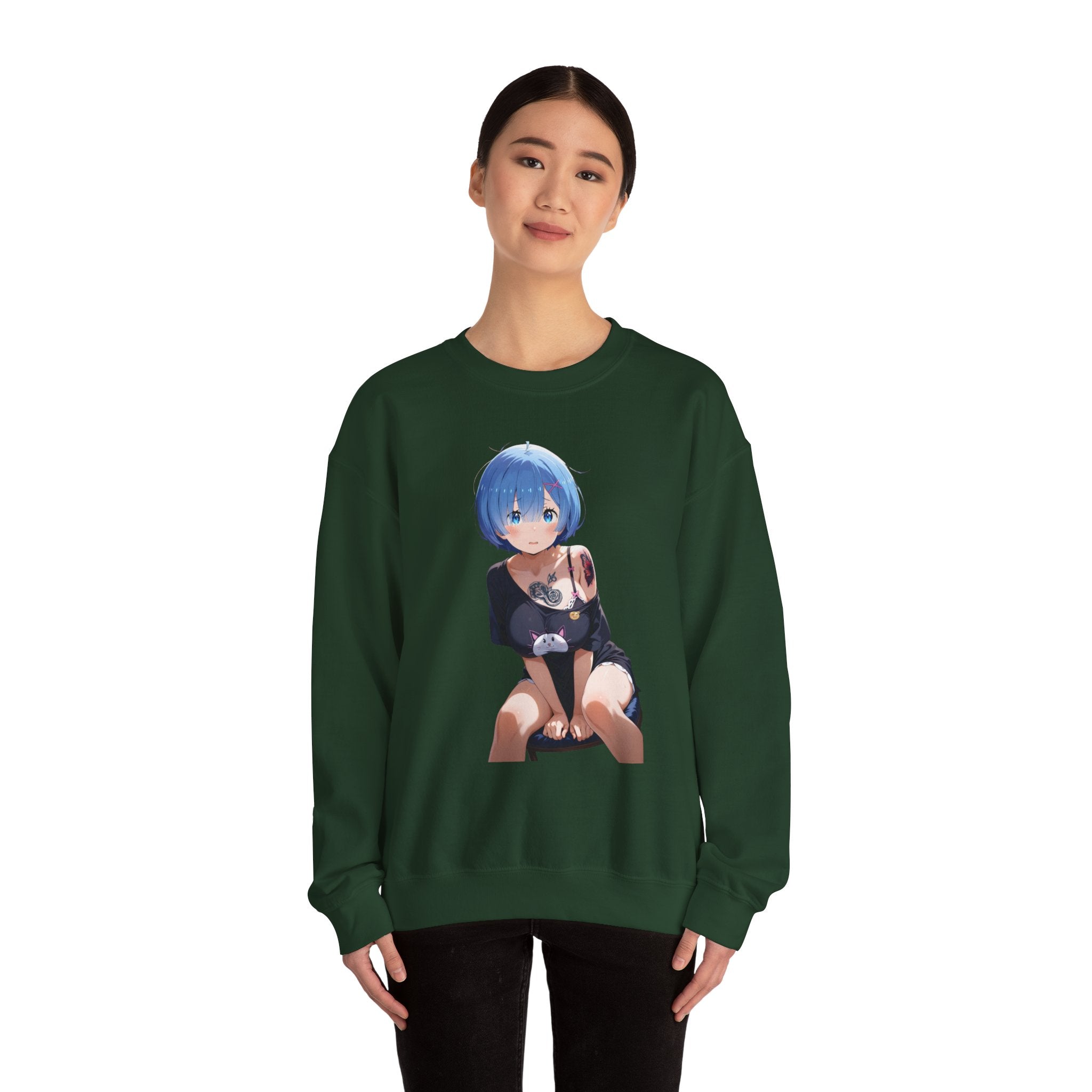Sexy Rem Tattooed Unisex Heavy Blend™ Crewneck Sweatshirt
