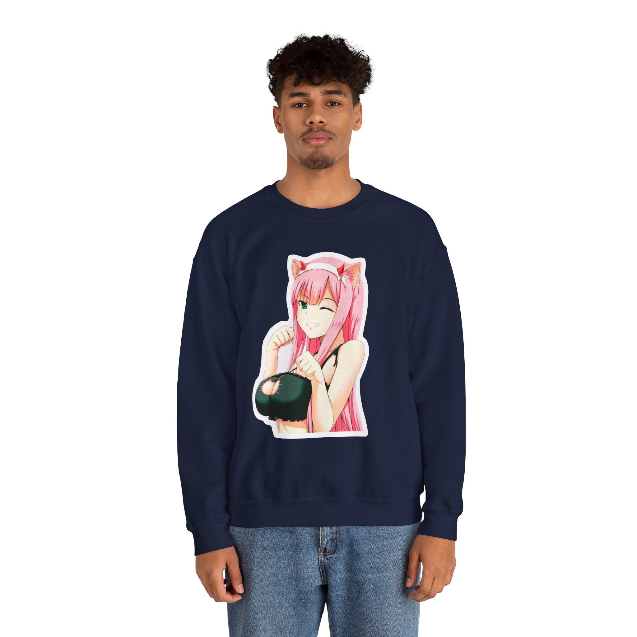 Zero Two Sexy Style Unisex Heavy Blend™ Crewneck Sweatshirt