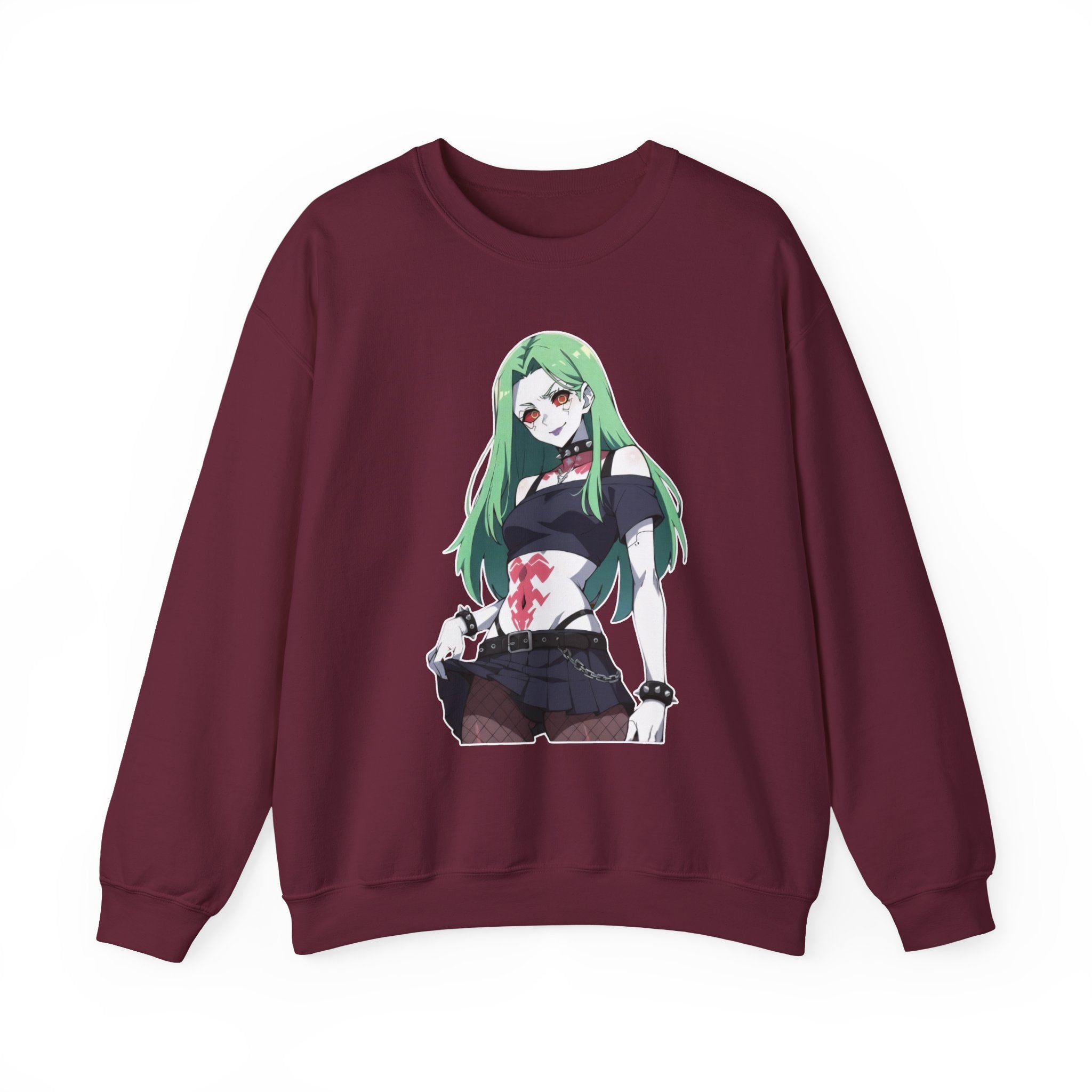 Rebecca Cyberpunk Futuristic Unisex Heavy Blend™ Crewneck Sweatshirt