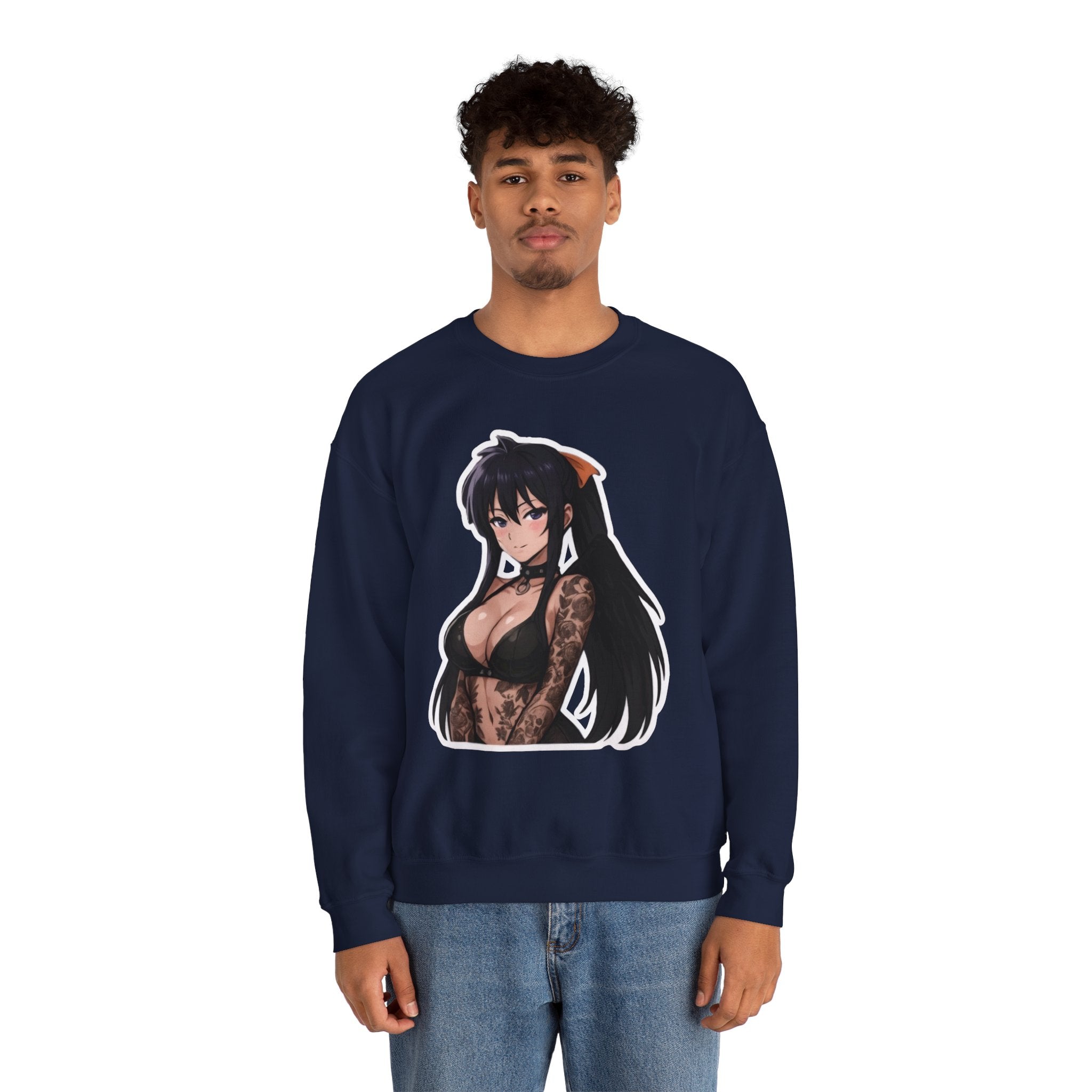 Akeno Himejima Unisex Heavy Blend™ Crewneck Sweatshirt