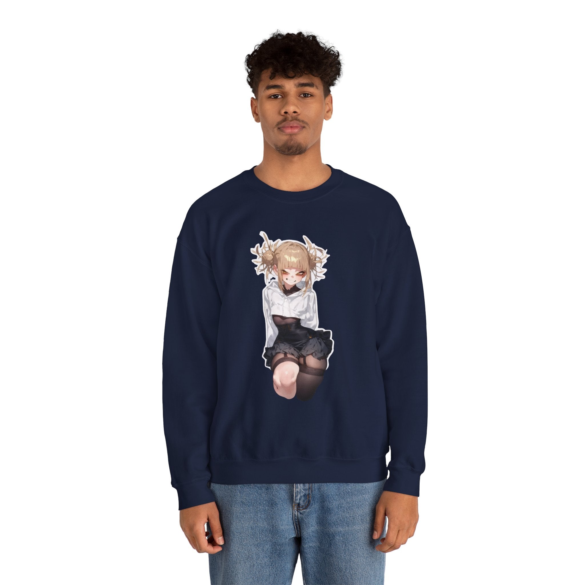Himiko Toga Crazy Aesthetic Unisex Heavy Blend™ Crewneck Sweatshirt