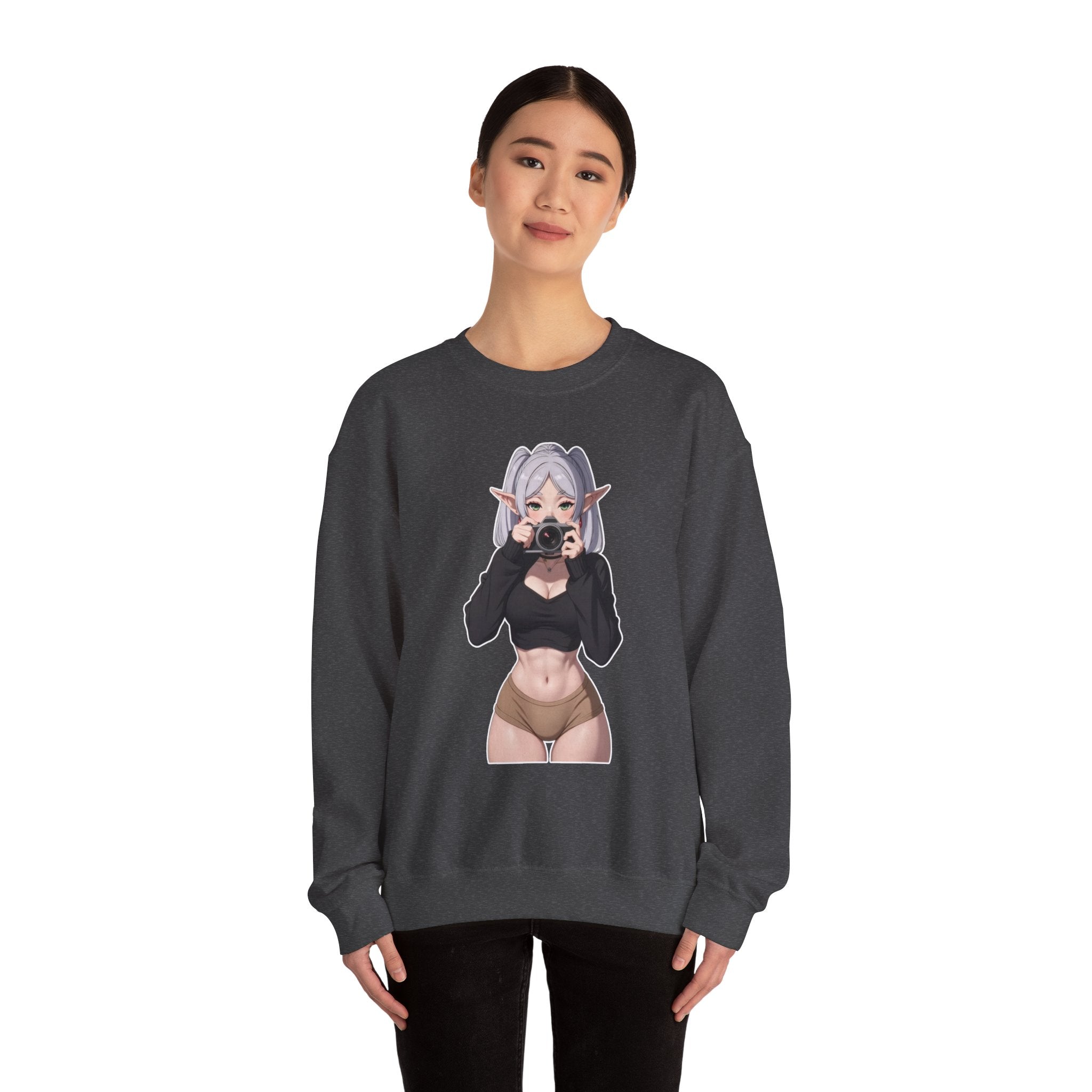 Frieren Cute Unisex Heavy Blend™ Crewneck Sweatshirt