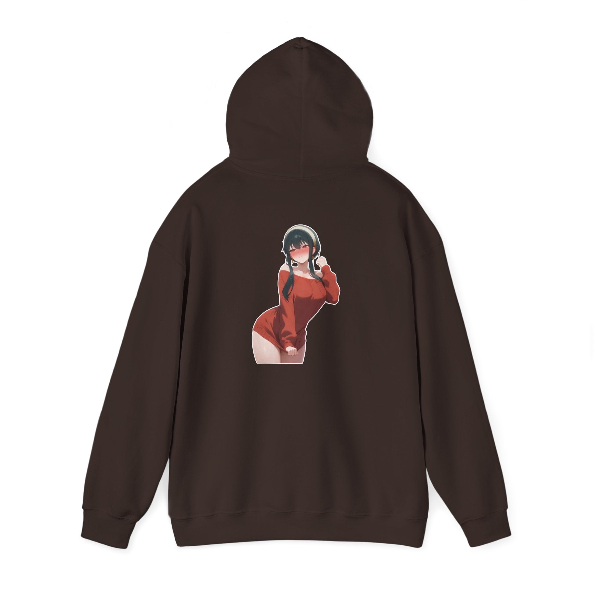 Yor Forger Blushing Waifu Unisex Heavy Blend™ Hooded Sweatshirt