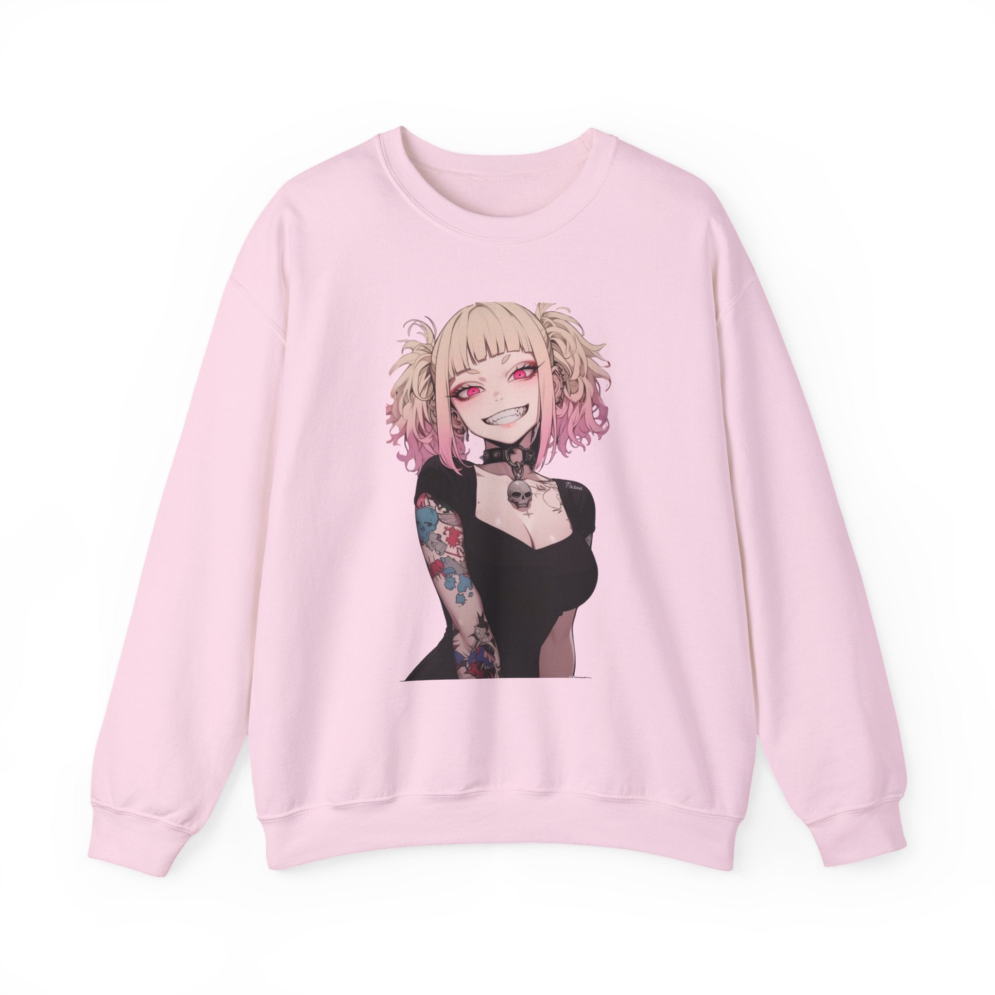Gothic Himiko Toga Tattooed Crazy Unisex Heavy Blend™ Crewneck Sweatshirt