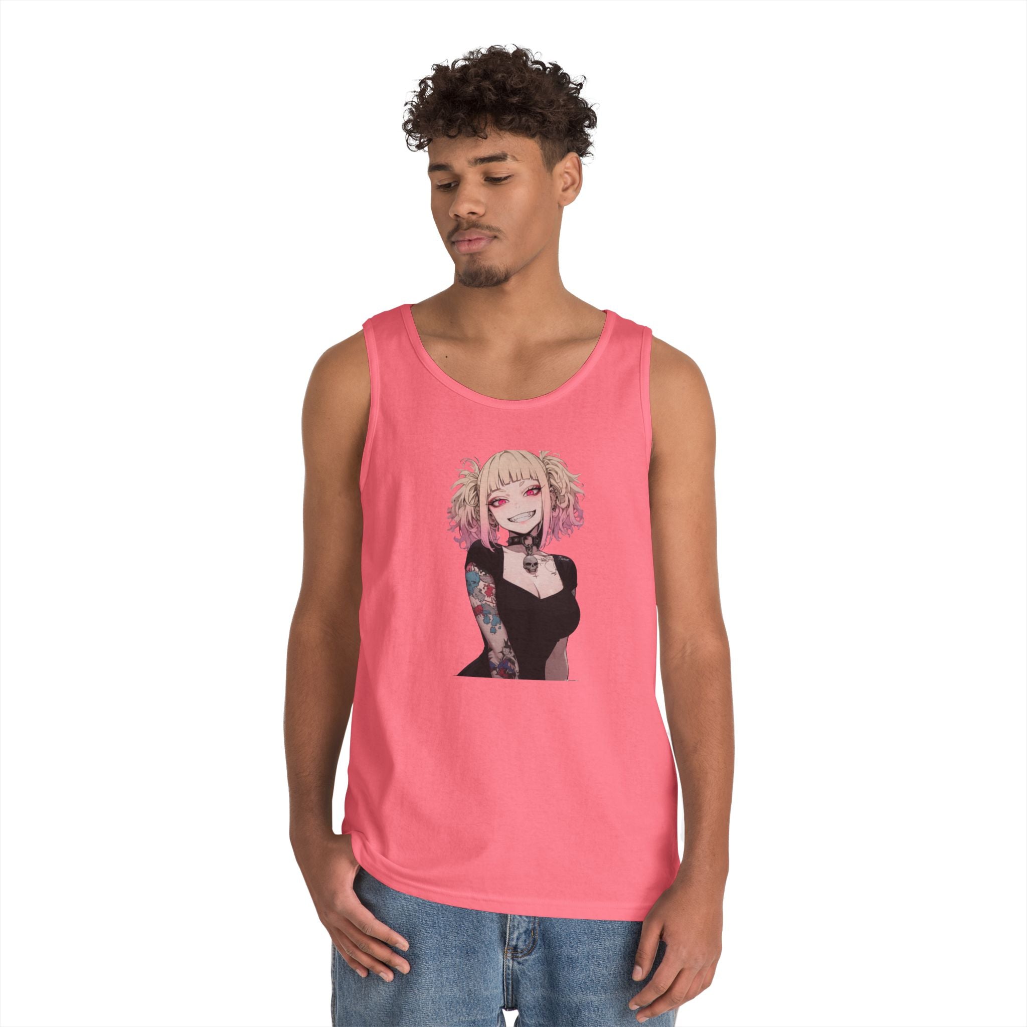Gothic Himiko Toga Tattooed Crazy Heavy Cotton Tank Top