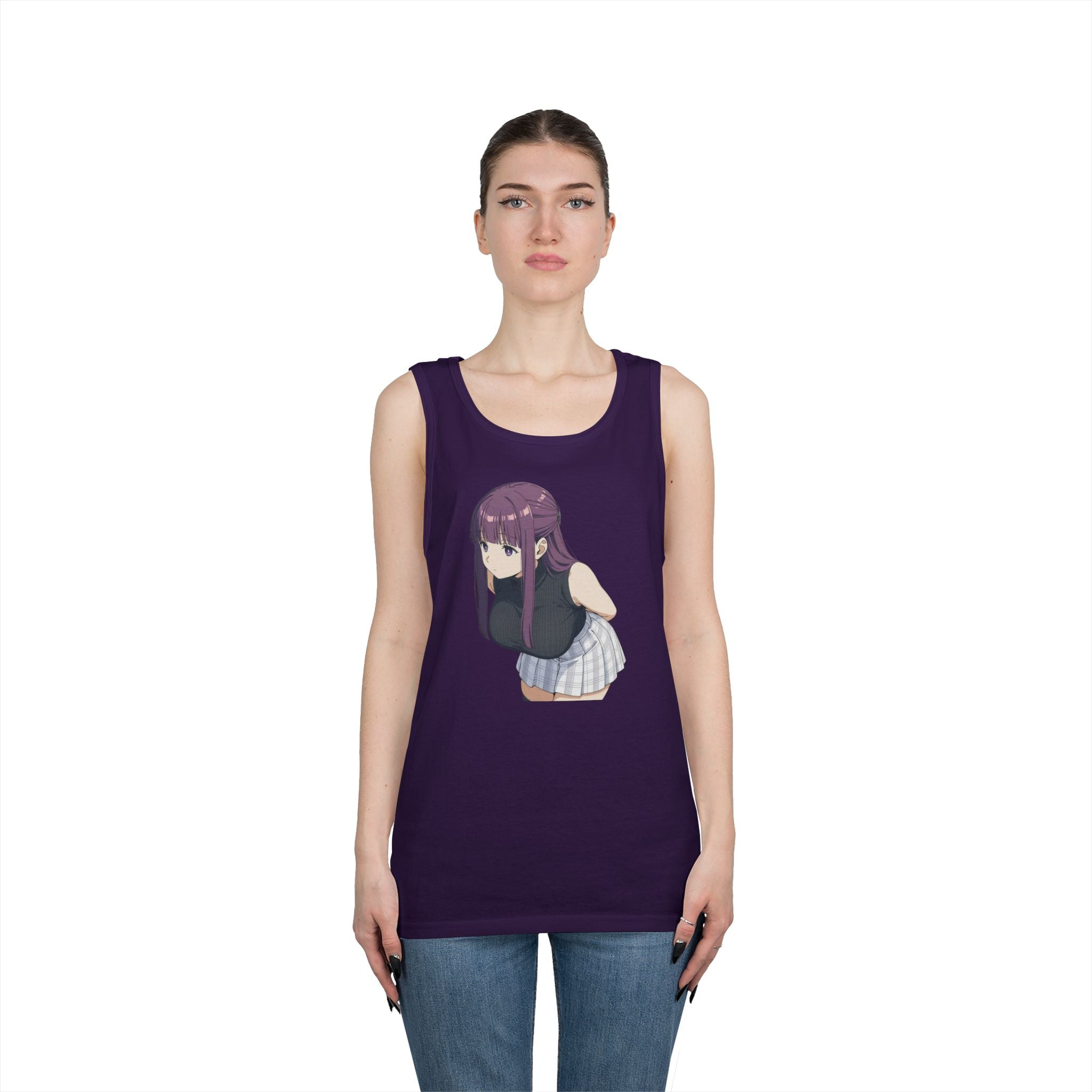 Fern Anime Heavy Cotton Tank Top