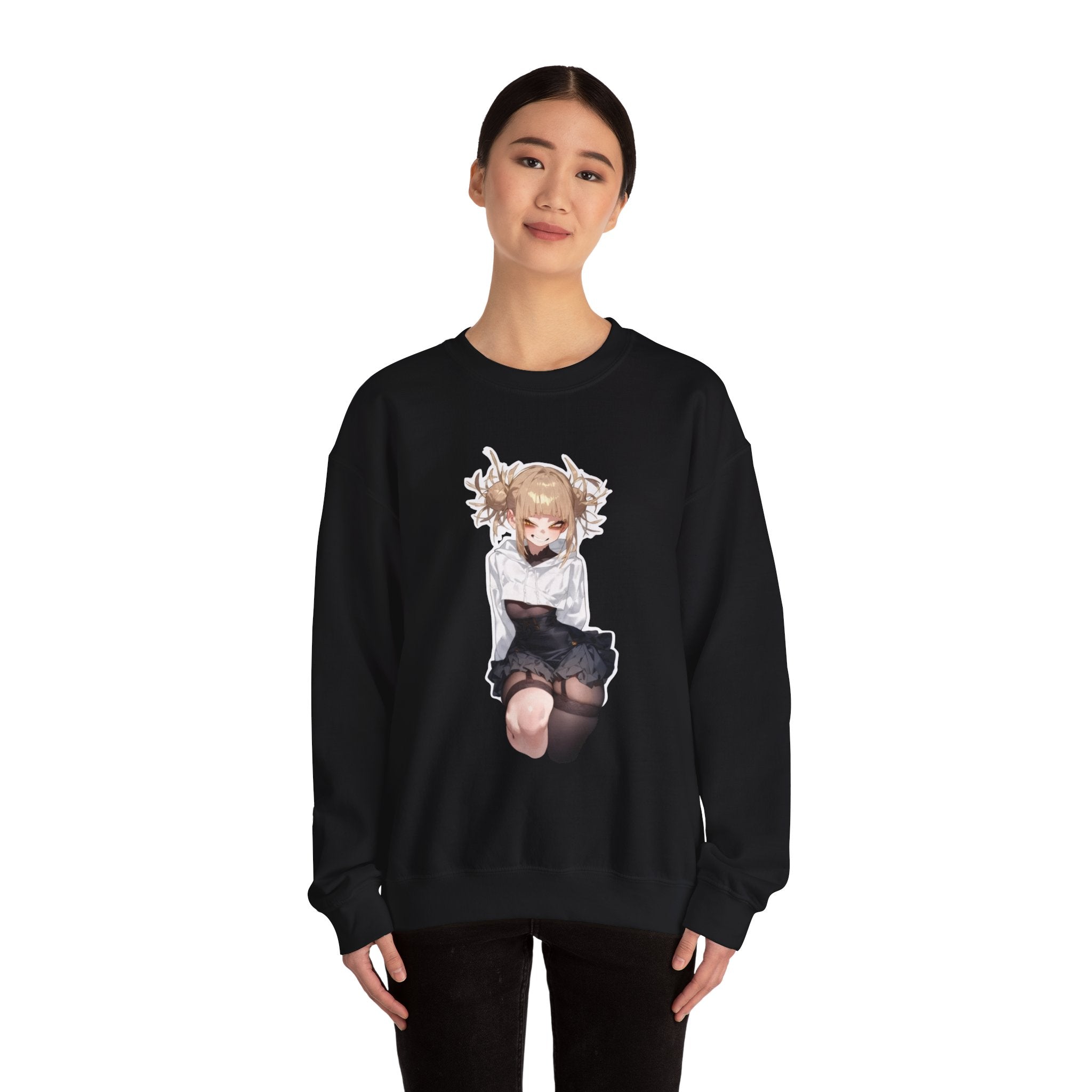 Himiko Toga Crazy Aesthetic Unisex Heavy Blend™ Crewneck Sweatshirt