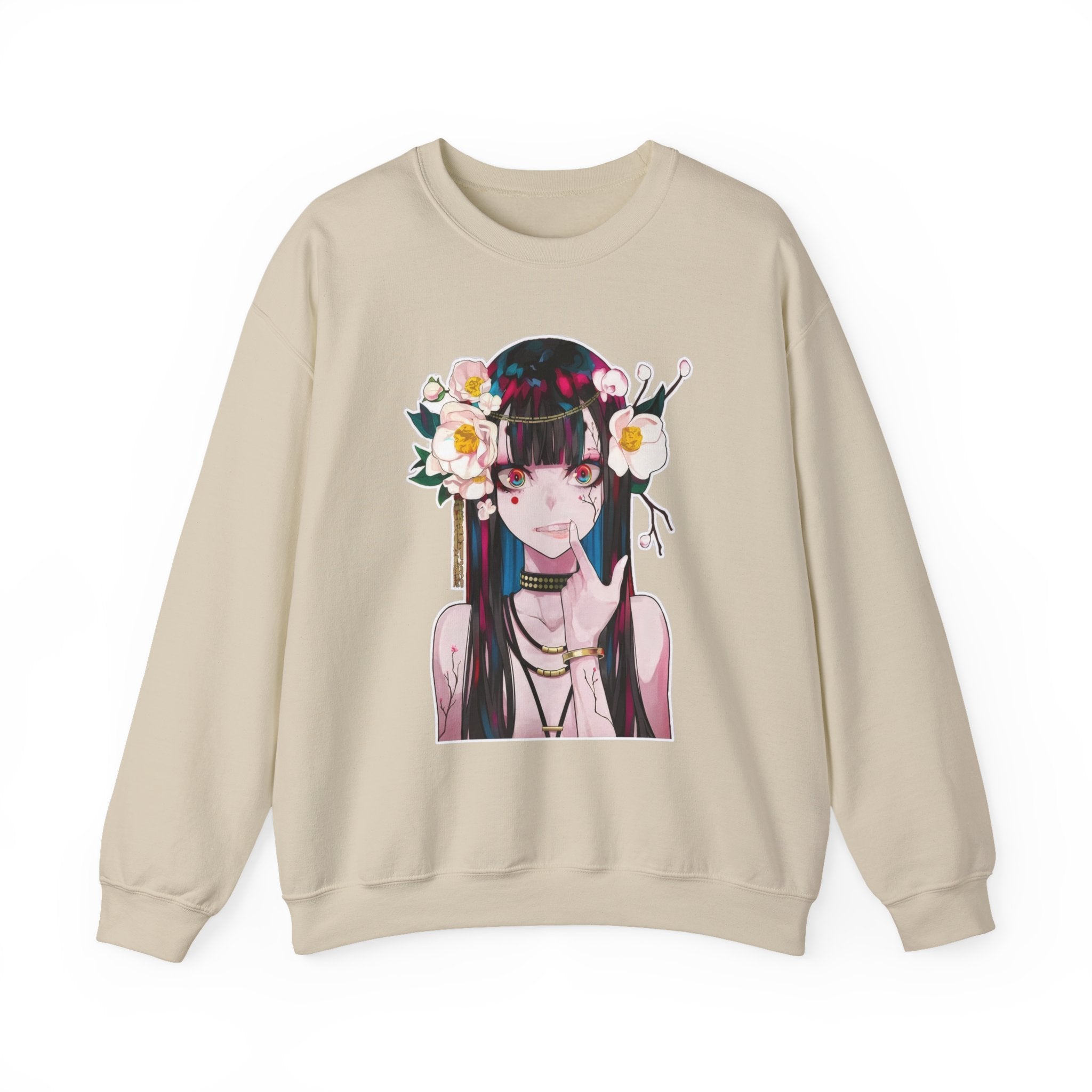 Vampire Girl Dark Fantasy Unisex Heavy Blend™ Crewneck Sweatshirt