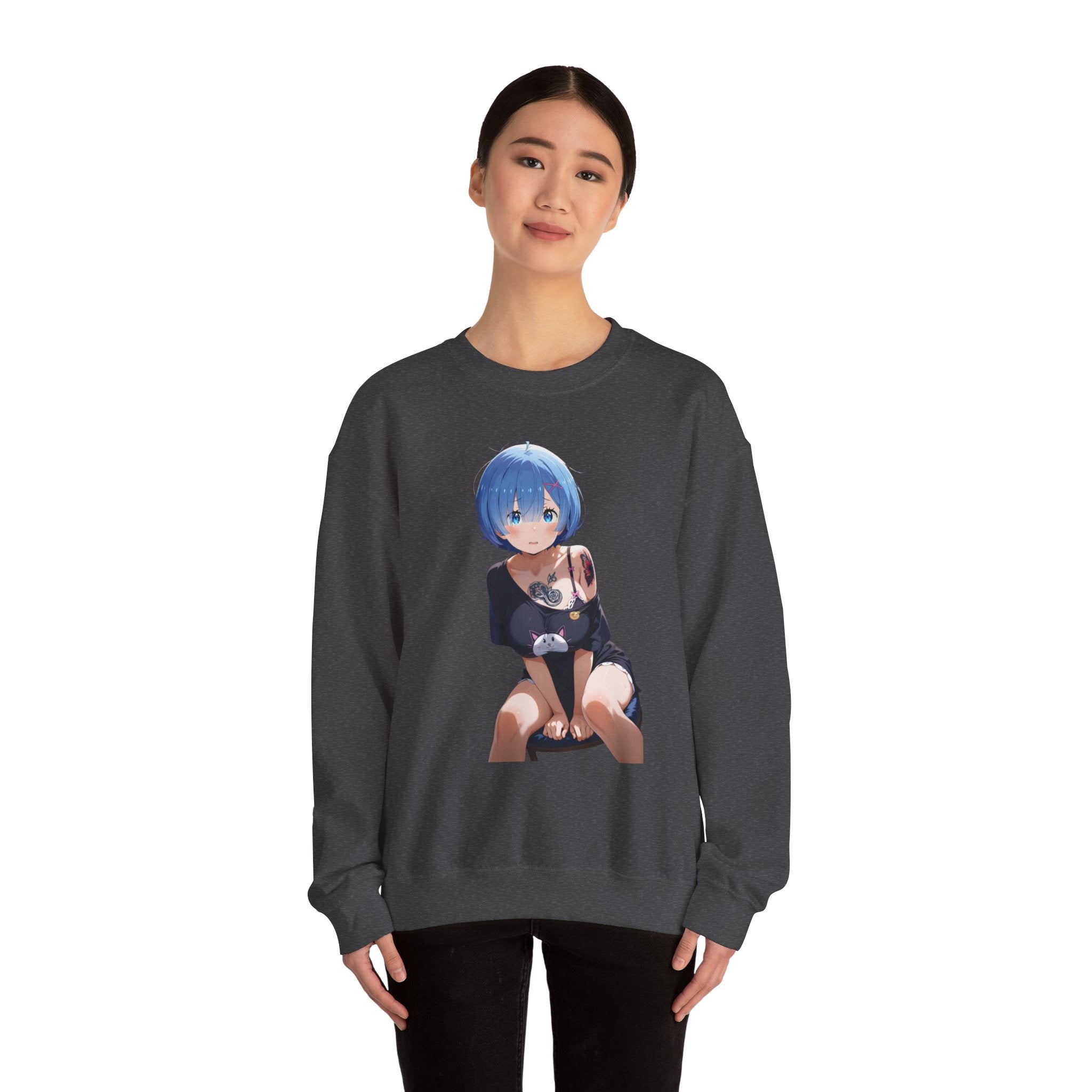 Sexy Rem Tattooed Unisex Heavy Blend™ Crewneck Sweatshirt