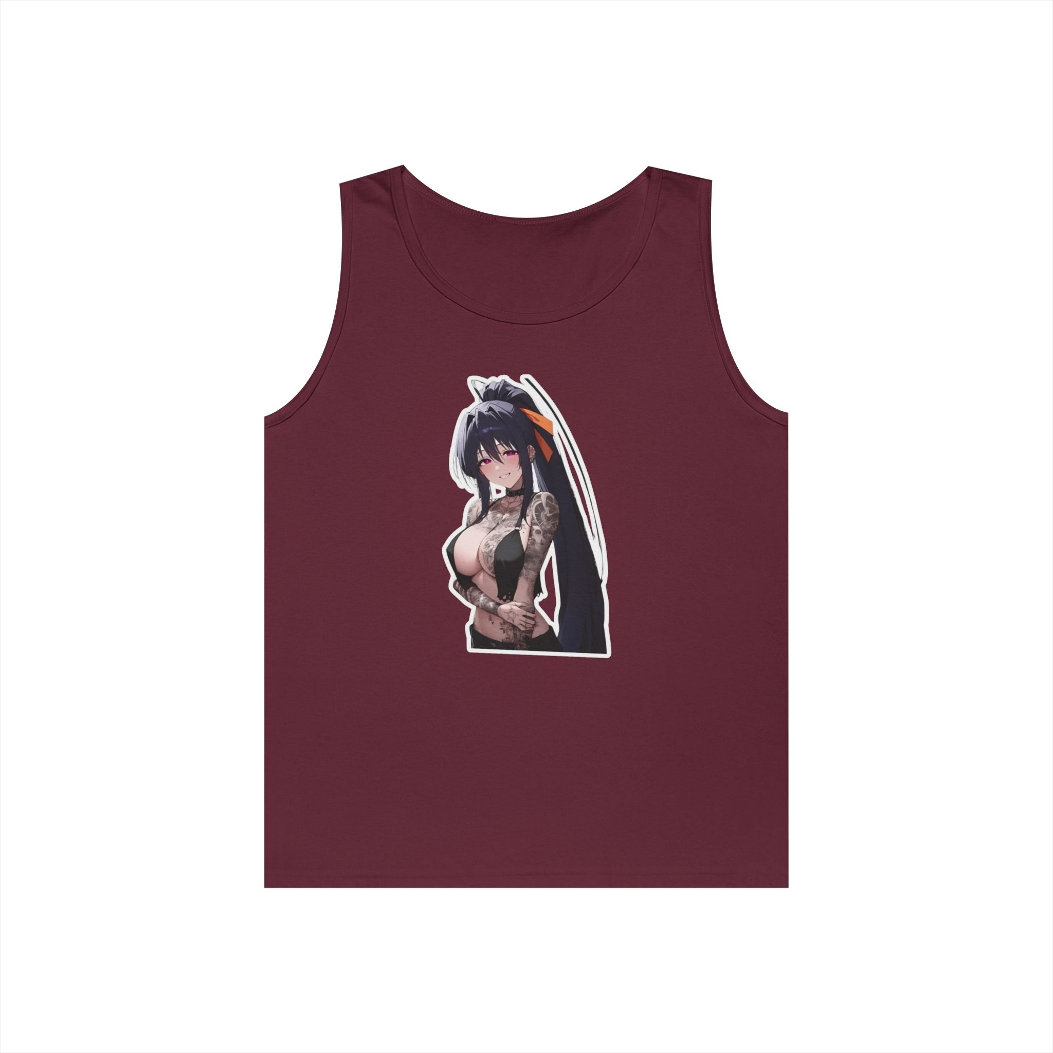 Akeno Himejima Gothic Tattooed Heavy Cotton Tank Top