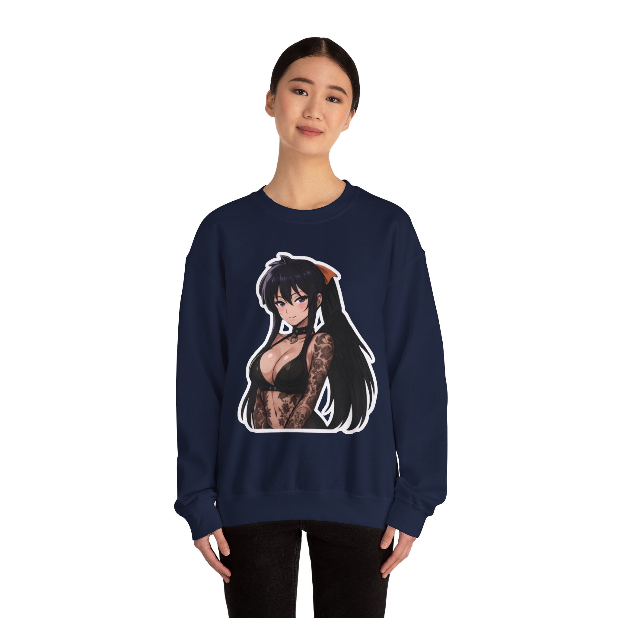 Akeno Himejima Unisex Heavy Blend™ Crewneck Sweatshirt
