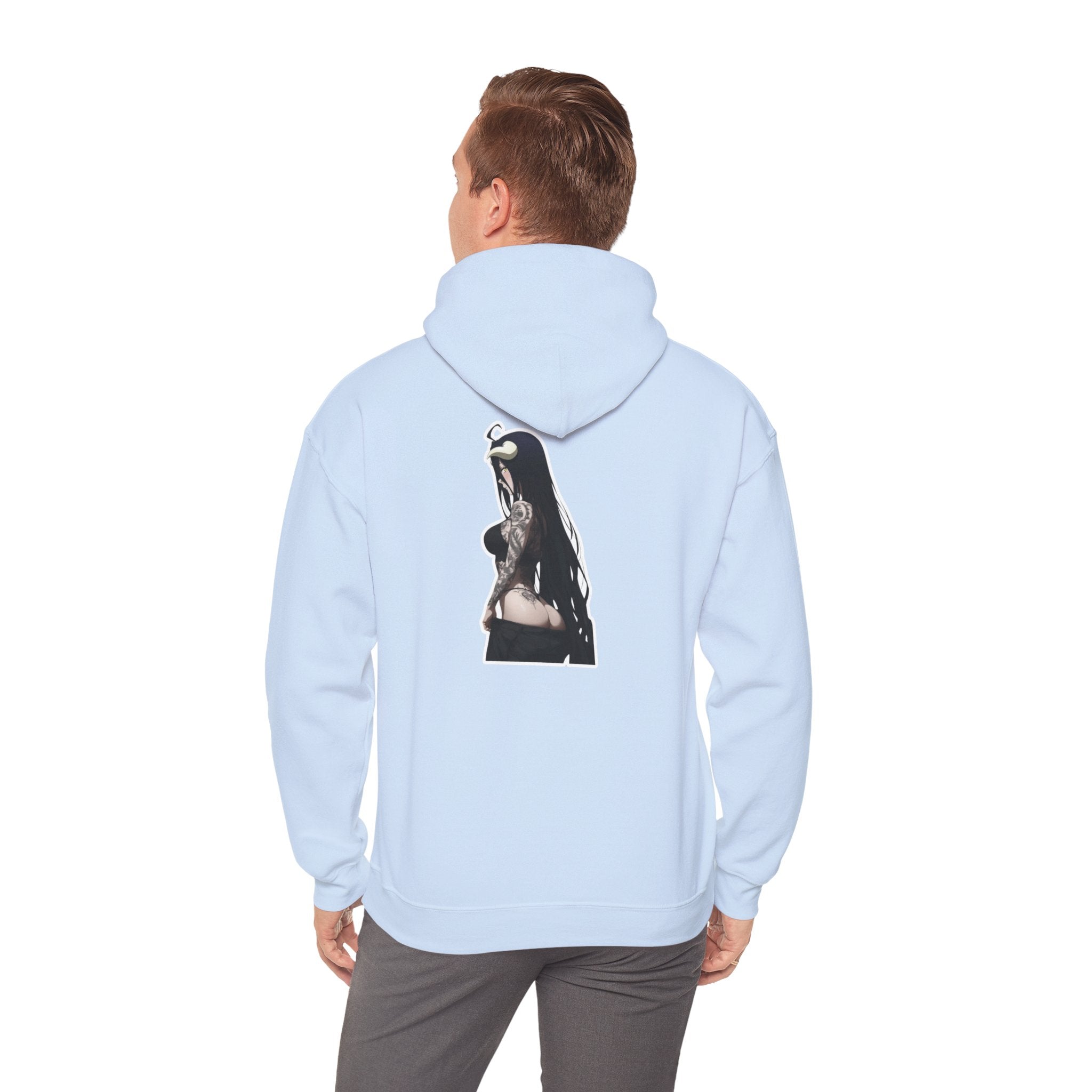 Albedo From Overlord Gothic Tattooed Unisex Heavy Blend™ Hooded Sweatshirt