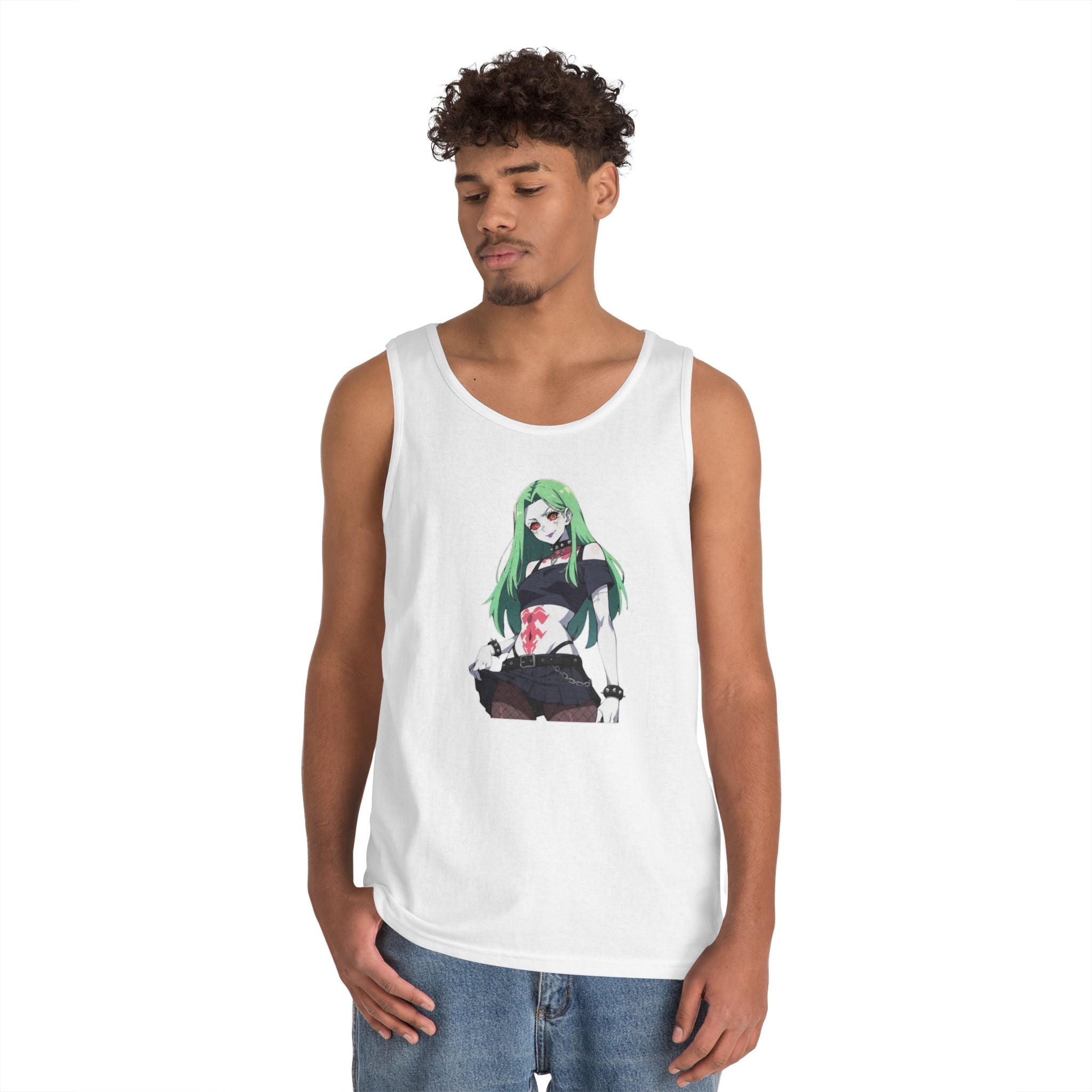 Rebecca Cyberpunk Futuristic Heavy Cotton Tank Top