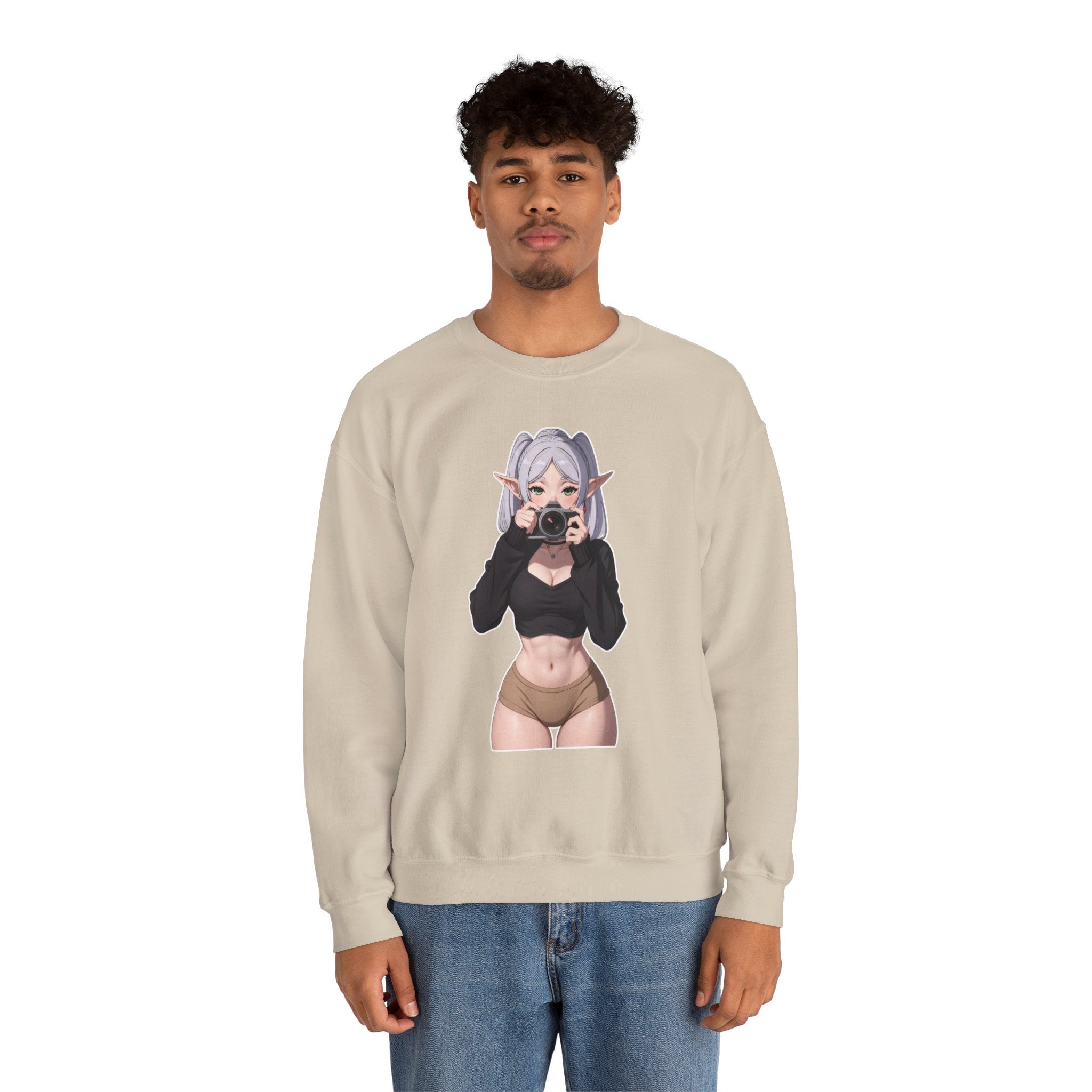 Frieren Cute Unisex Heavy Blend™ Crewneck Sweatshirt