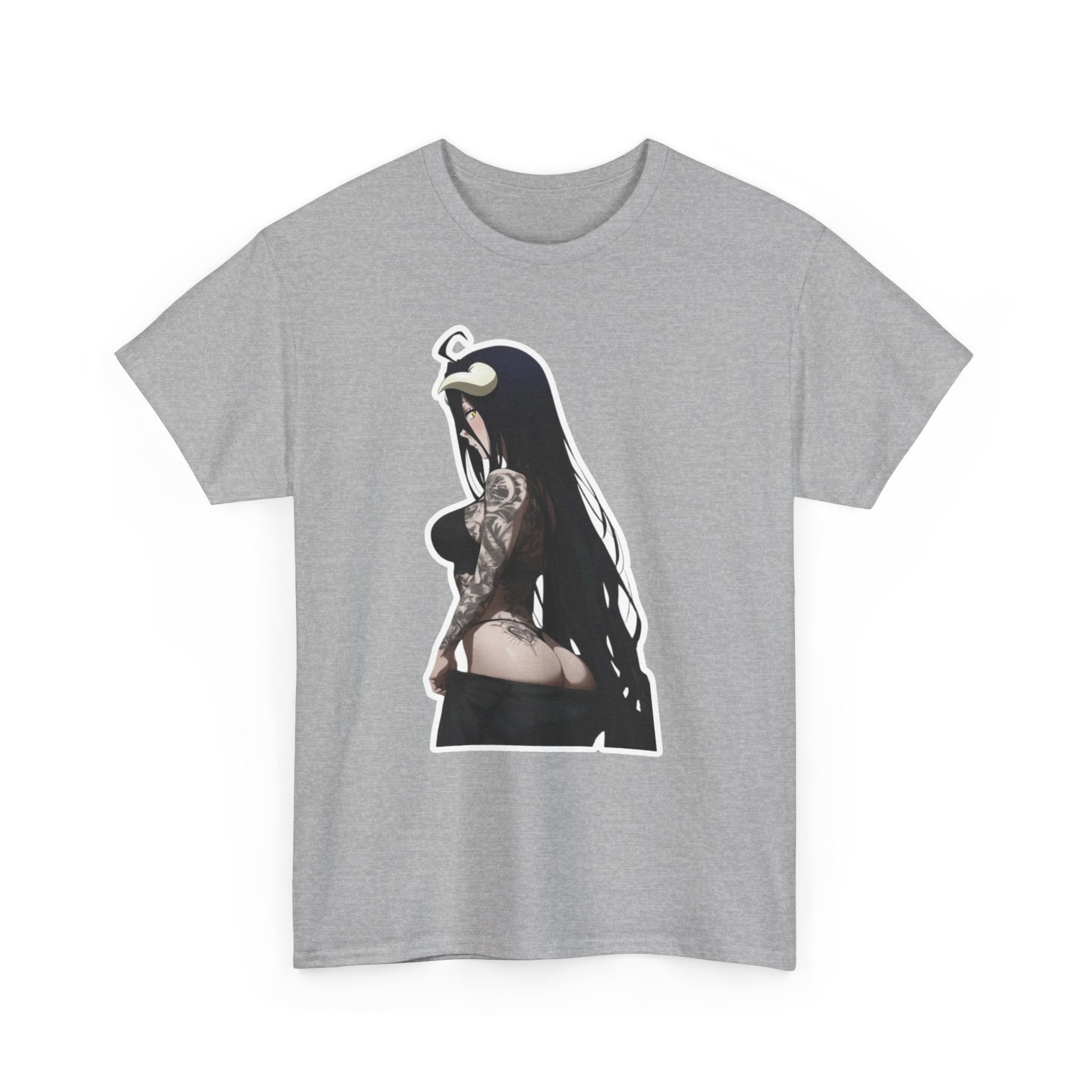 Albedo From Overlord Gothic Tattooed Unisex Heavy Cotton Tee