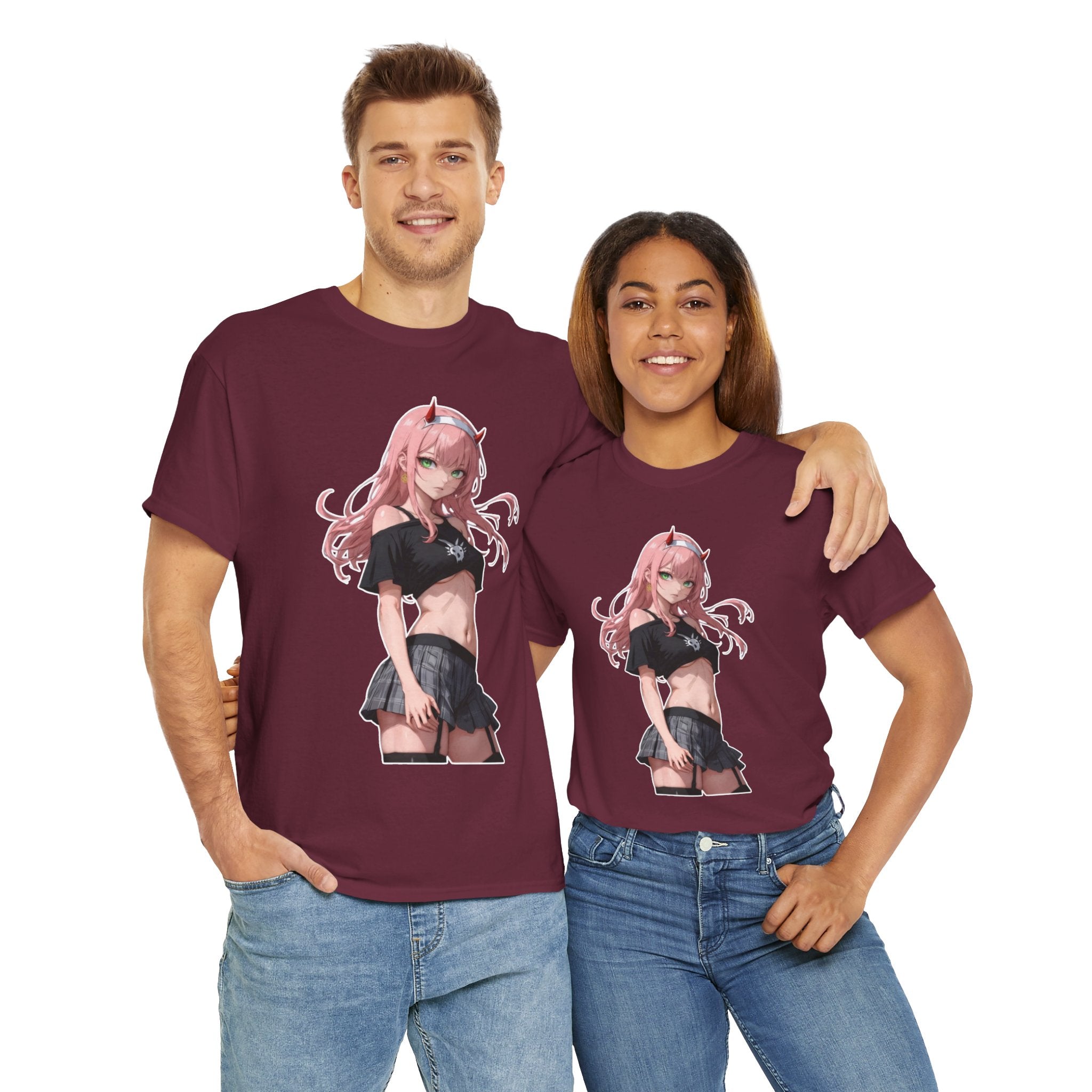 Zero Two Streetwear Style Unisex Heavy Cotton Tee