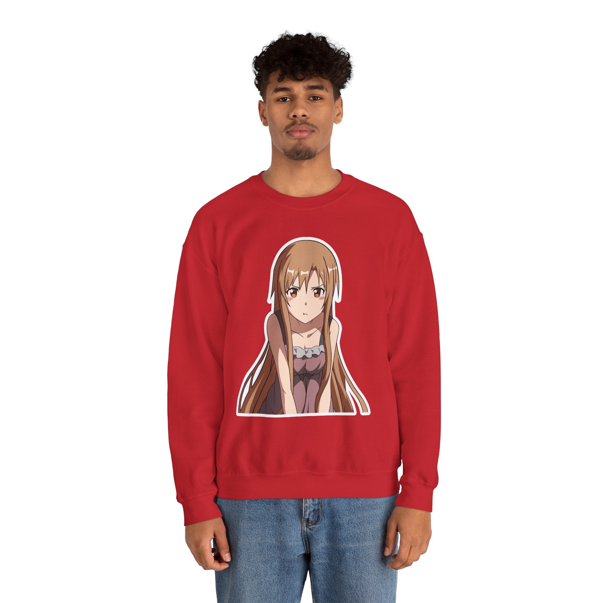 Asuna Yuuki Waifu Unisex Heavy Blend™ Crewneck Sweatshirt