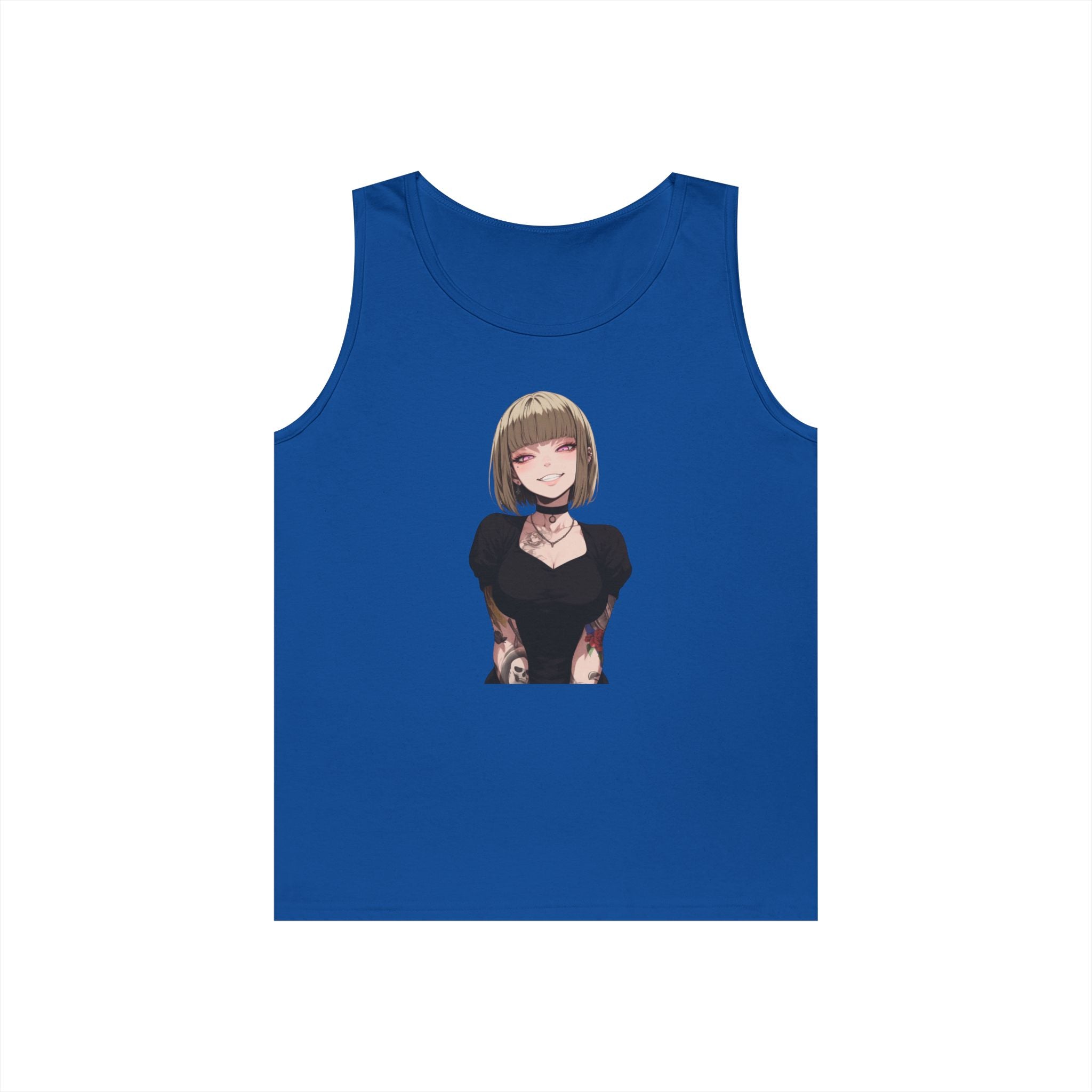 Sexy Style Himiko Toga Skull Tattooed Heavy Cotton Tank Top