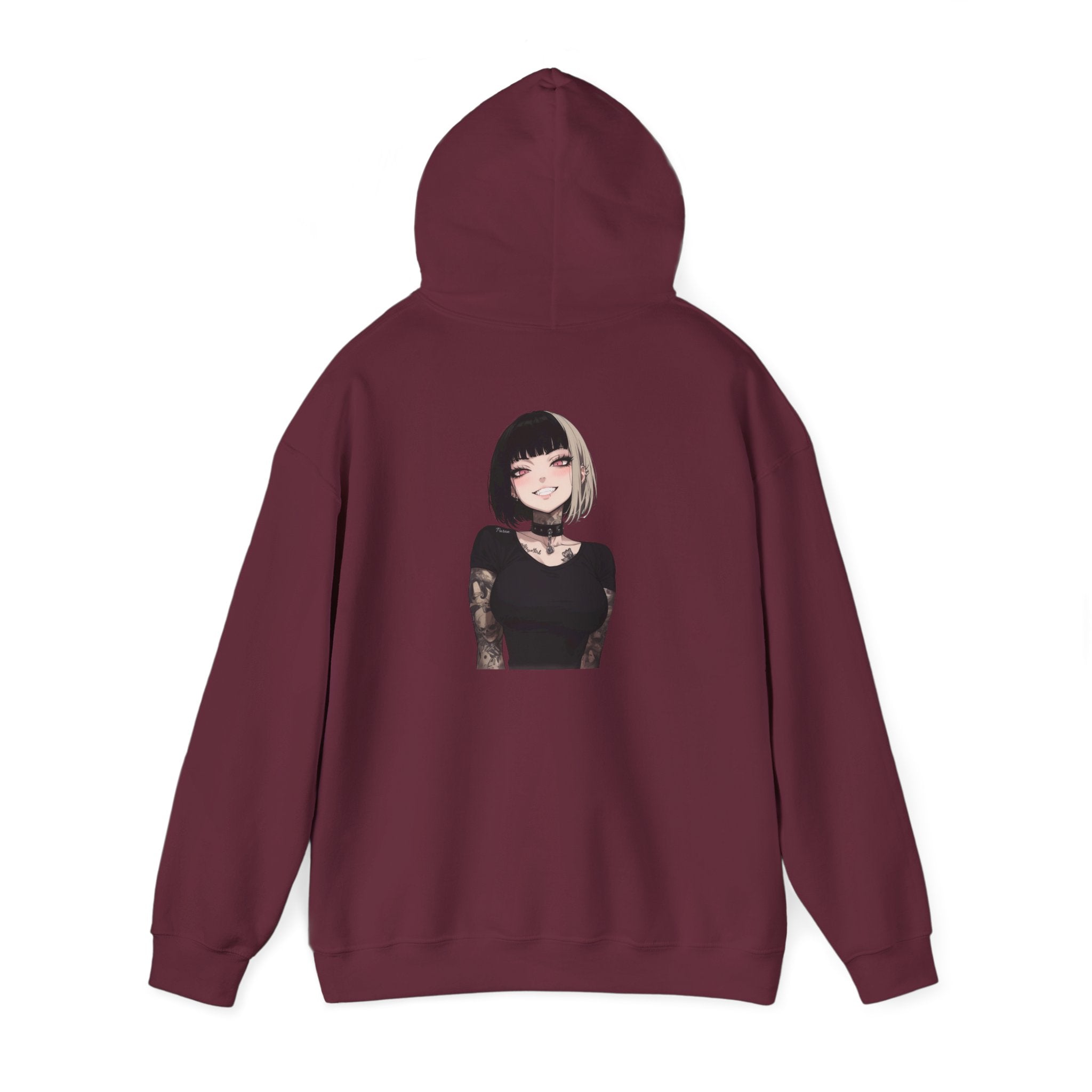 Himiko Toga Gothic Tattooed Style Unisex Heavy Blend™ Hooded Sweatshirt