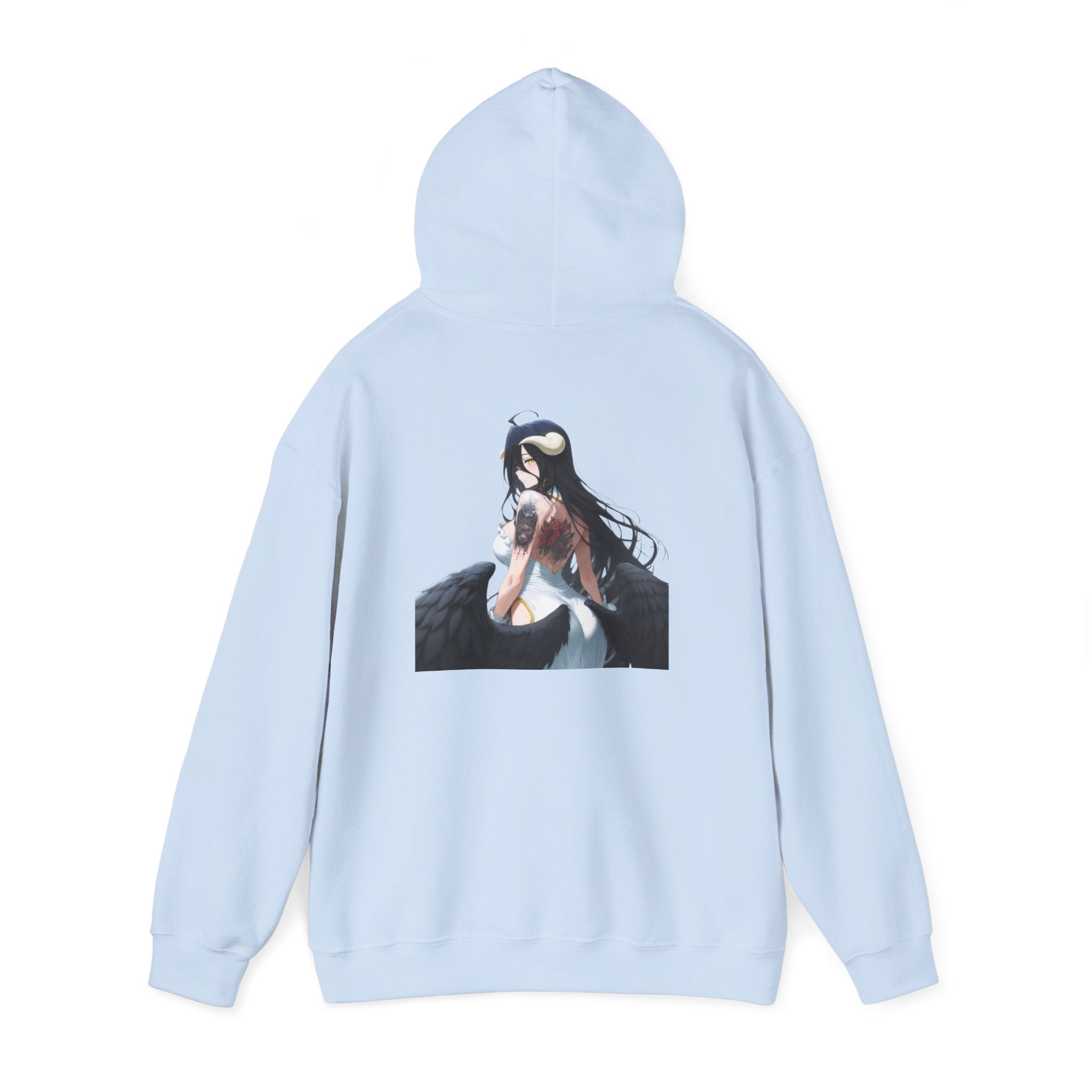 Gothic Albedo Overlord Waifu Unisex Heavy Blend™ Hooded Sweatshirt