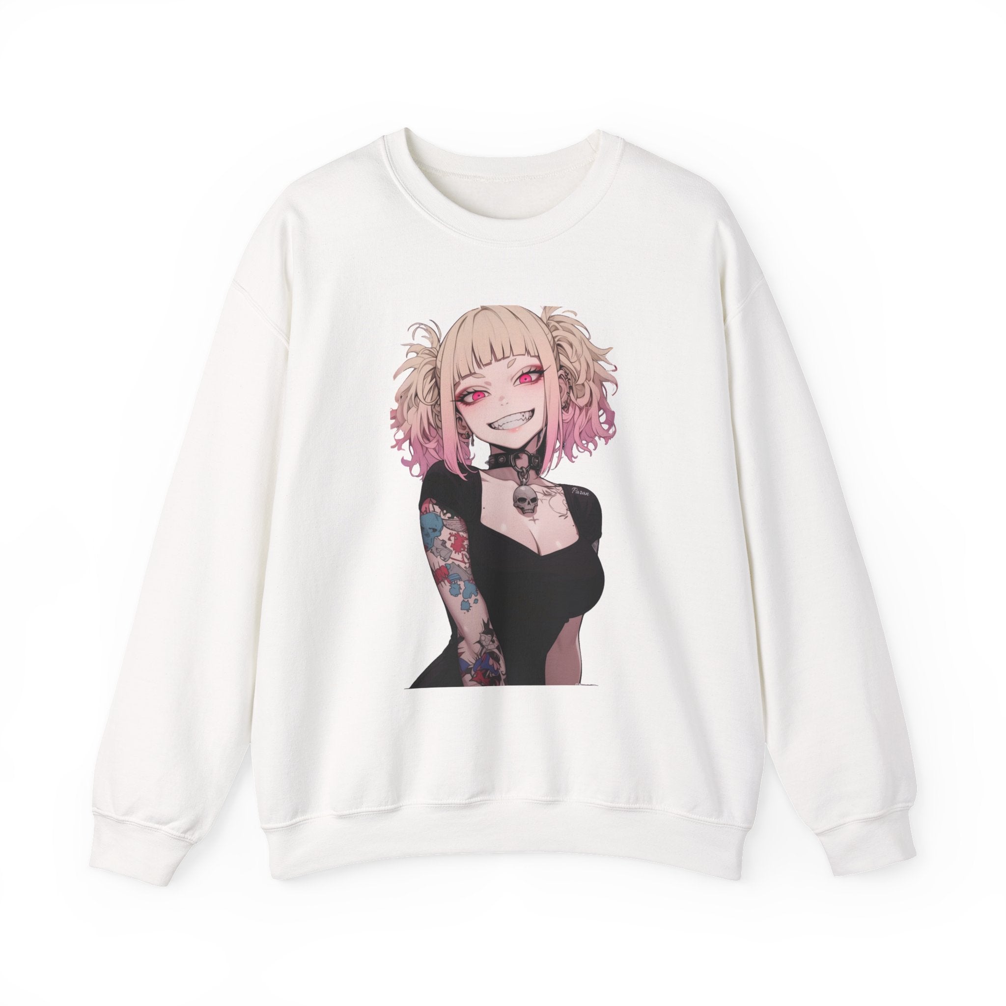 Gothic Himiko Toga Tattooed Crazy Unisex Heavy Blend™ Crewneck Sweatshirt