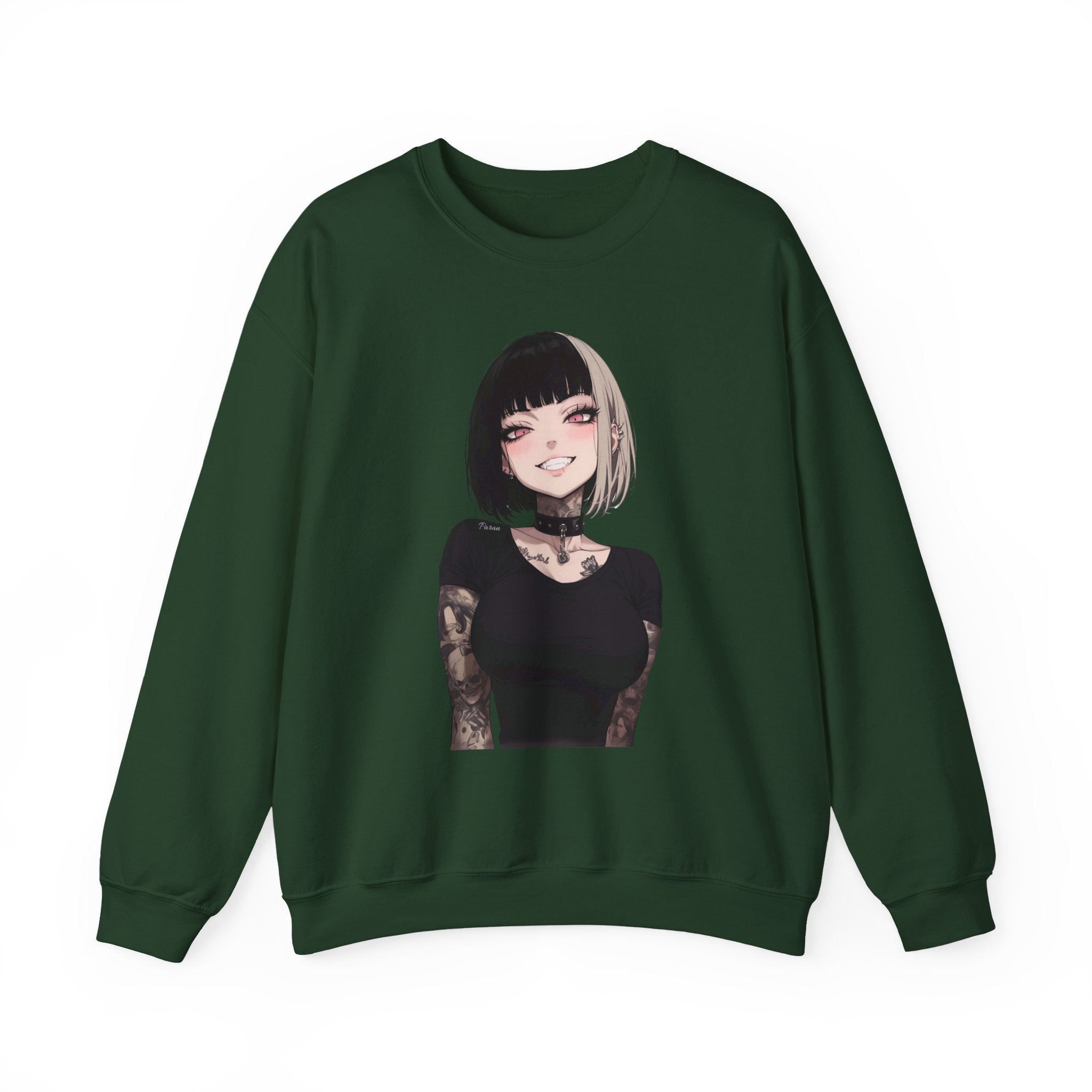 Himiko Toga Gothic Tattooed Style Unisex Heavy Blend™ Crewneck Sweatshirt