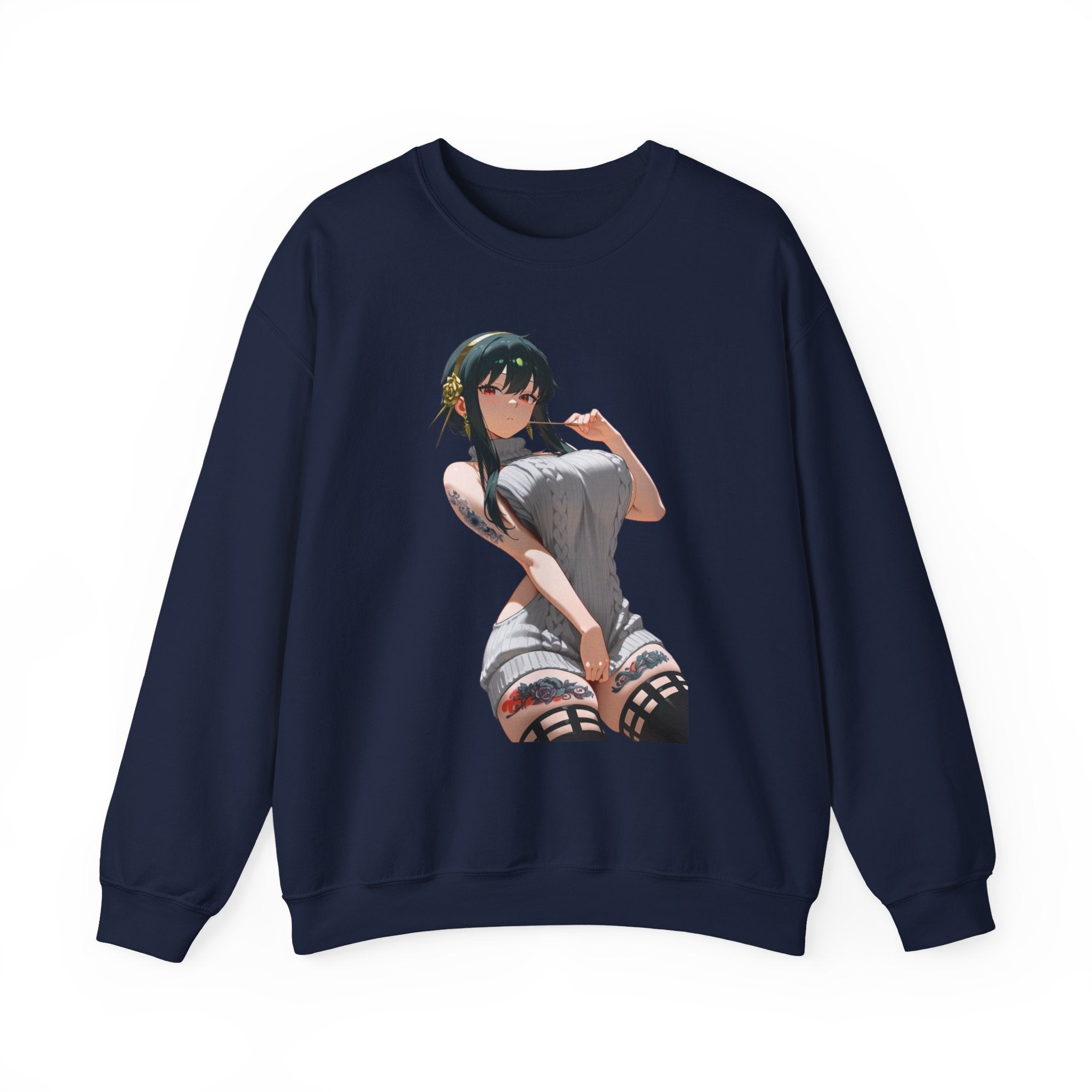 Yor Forger Sexy Tattooed Unisex Heavy Blend™ Crewneck Sweatshirt