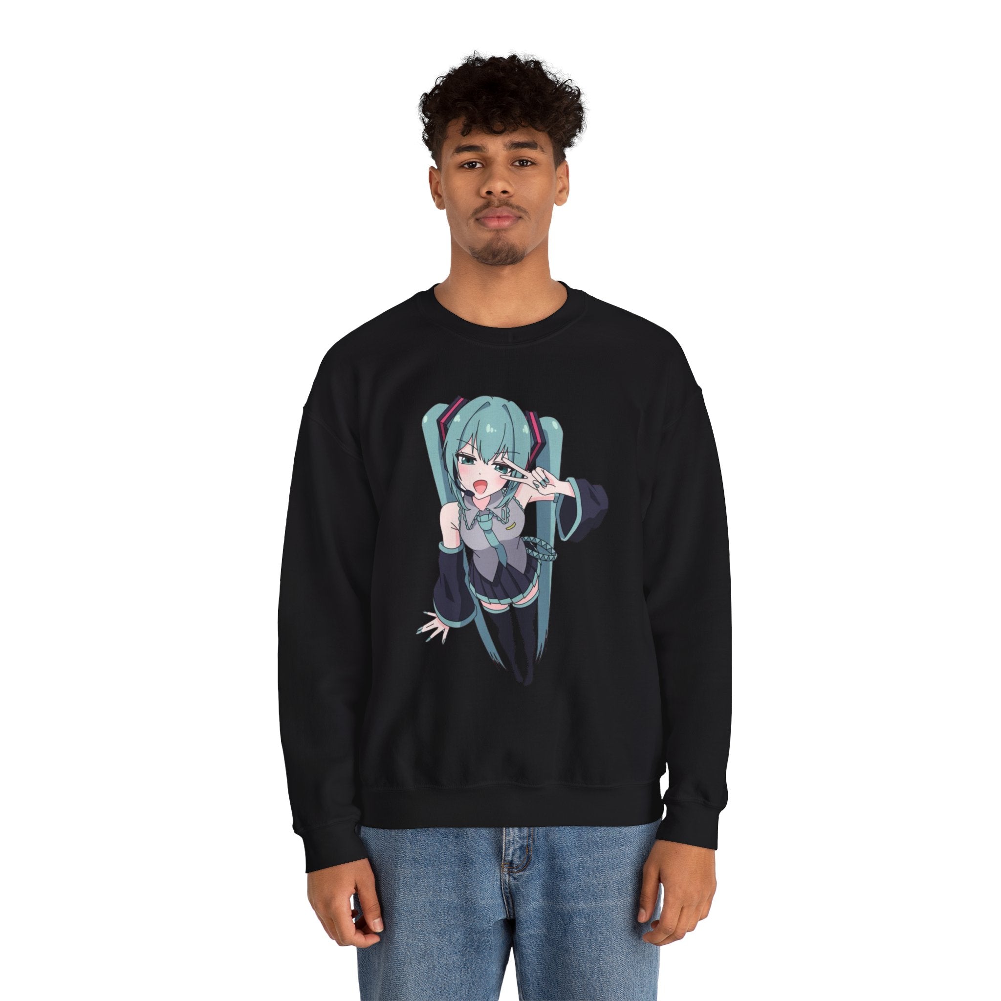 Hatsune Miku Unisex Heavy Blend™ Crewneck Sweatshirt