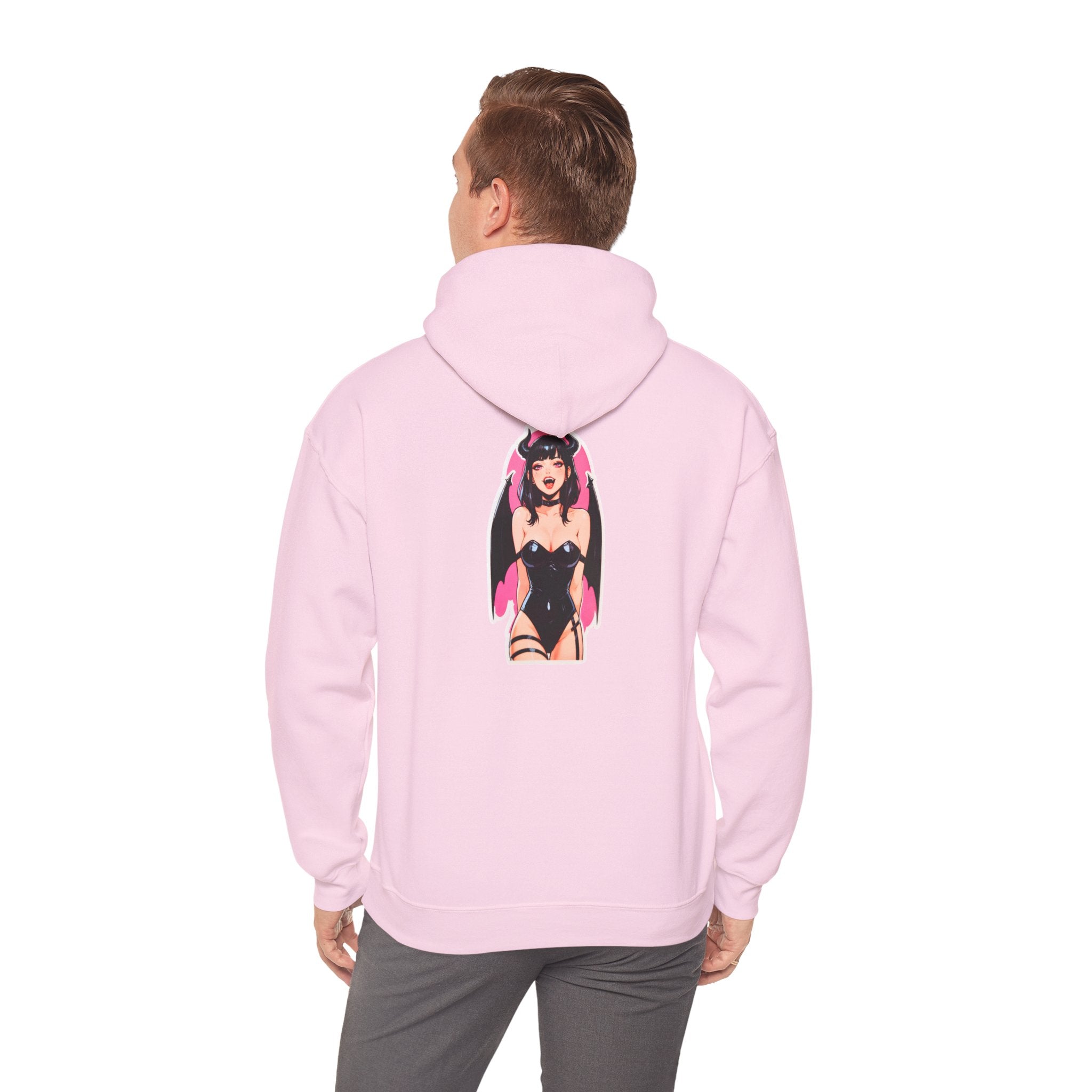 Succubus Ahegao Dark Gothic Unisex Heavy Blend™ Hooded Sweatshirt