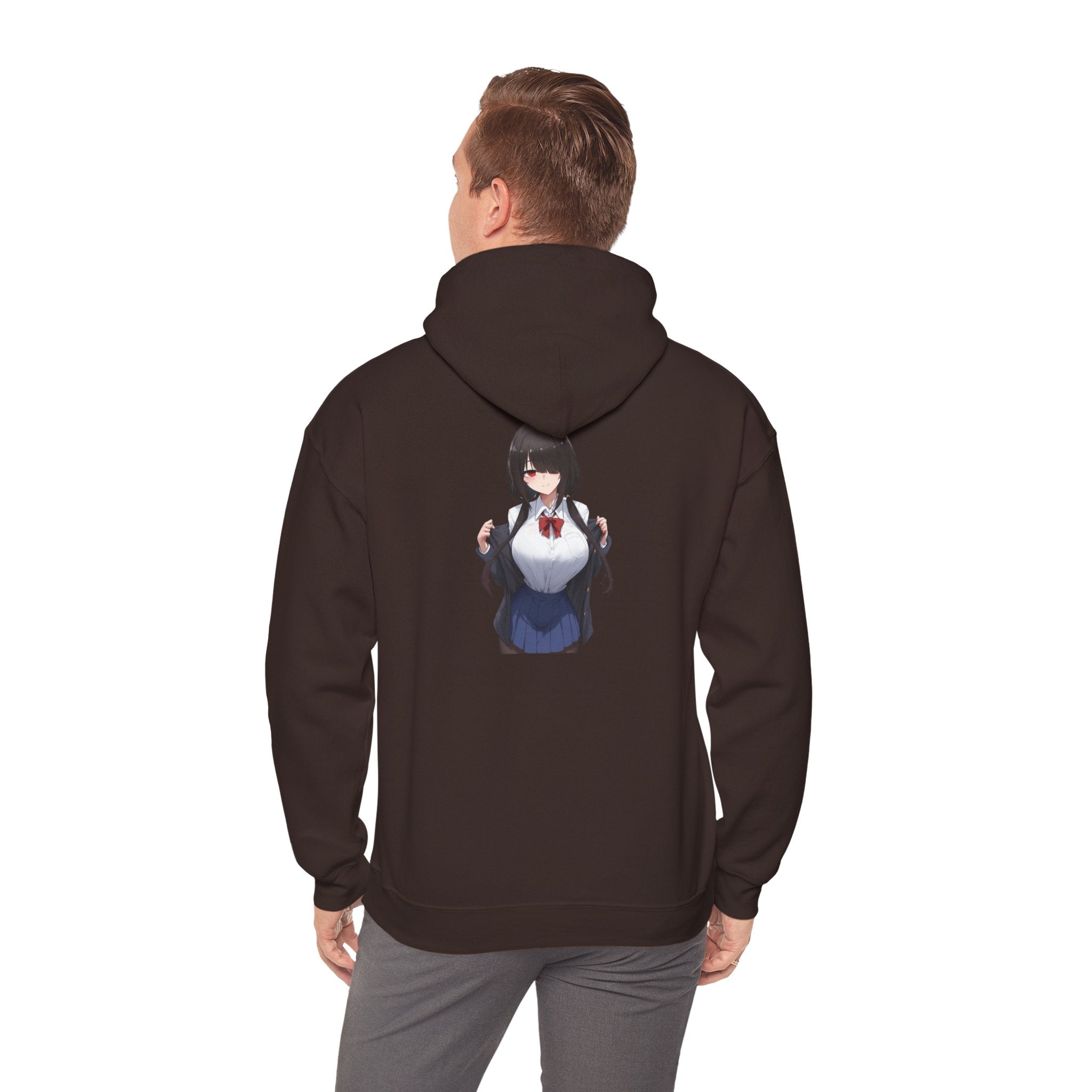 Tokisaki Kurum Schoolgirl Gothic Seductive Unisex Heavy Blend™ Hooded Sweatshirt