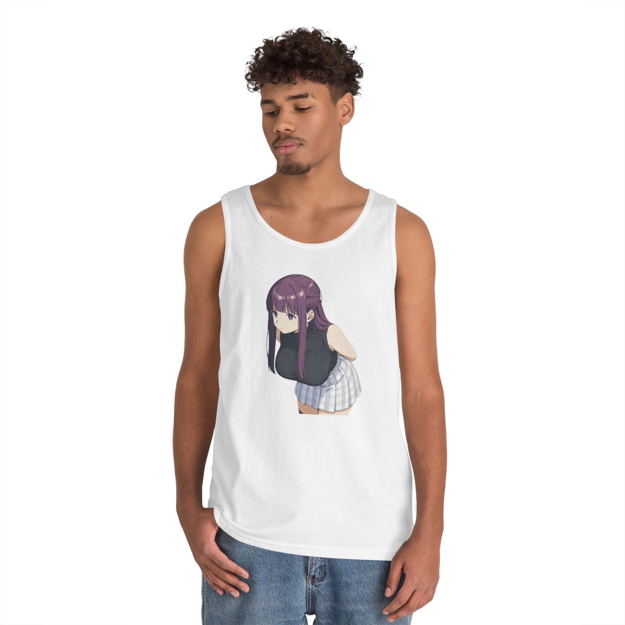 Fern Anime Heavy Cotton Tank Top