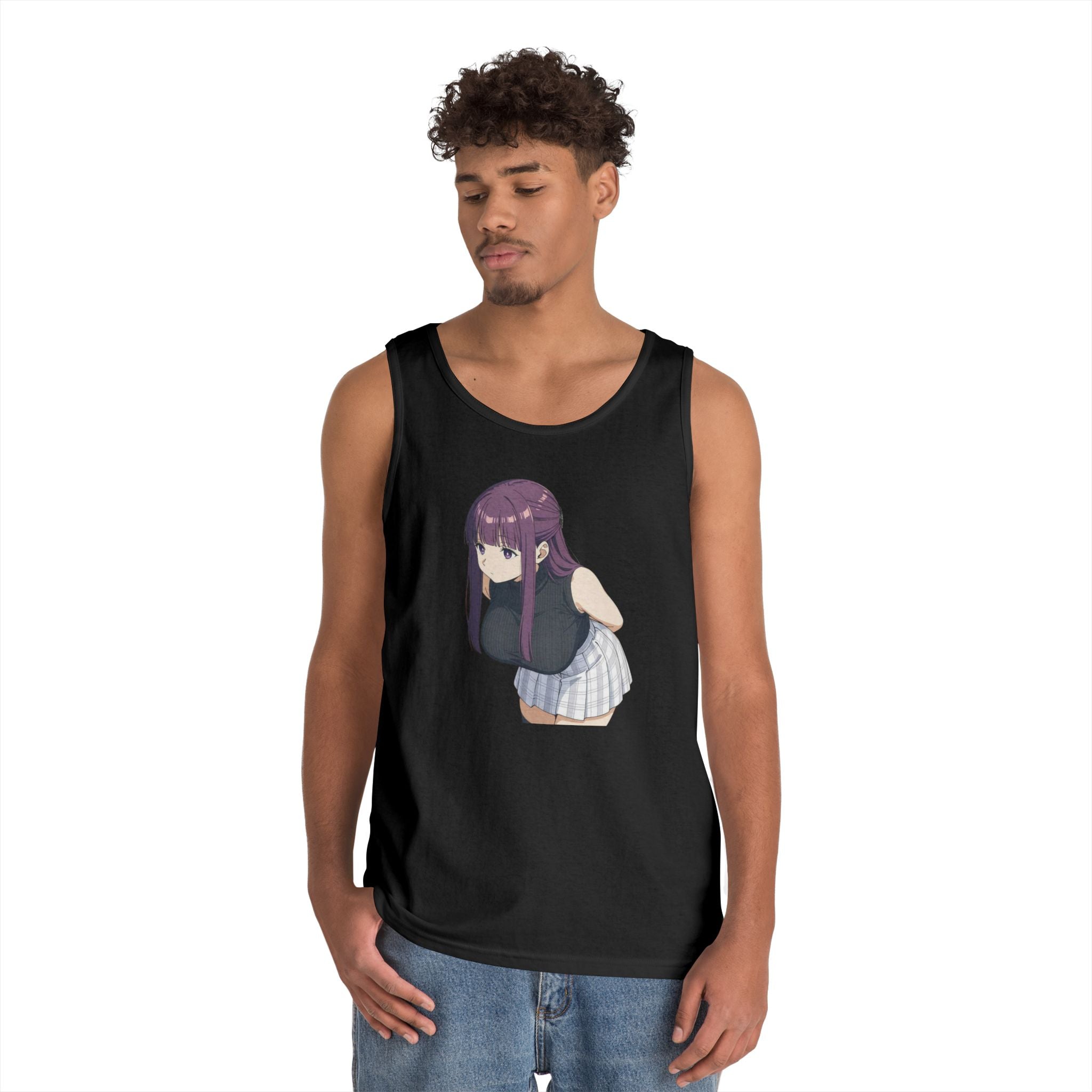 Fern Anime Heavy Cotton Tank Top
