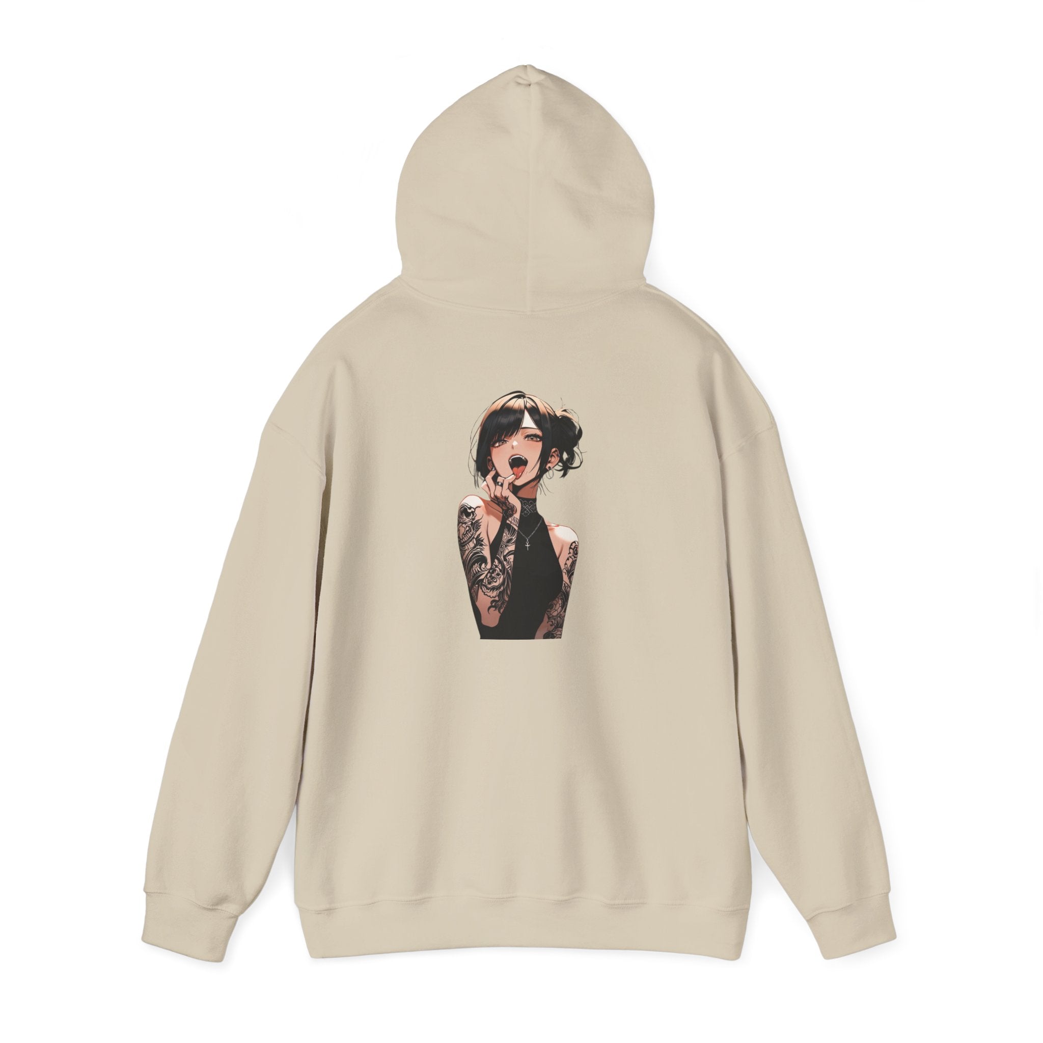 Gothic Himiko Toga Tattooed Ahegao Unisex Heavy Blend™ Hooded Sweatshirt