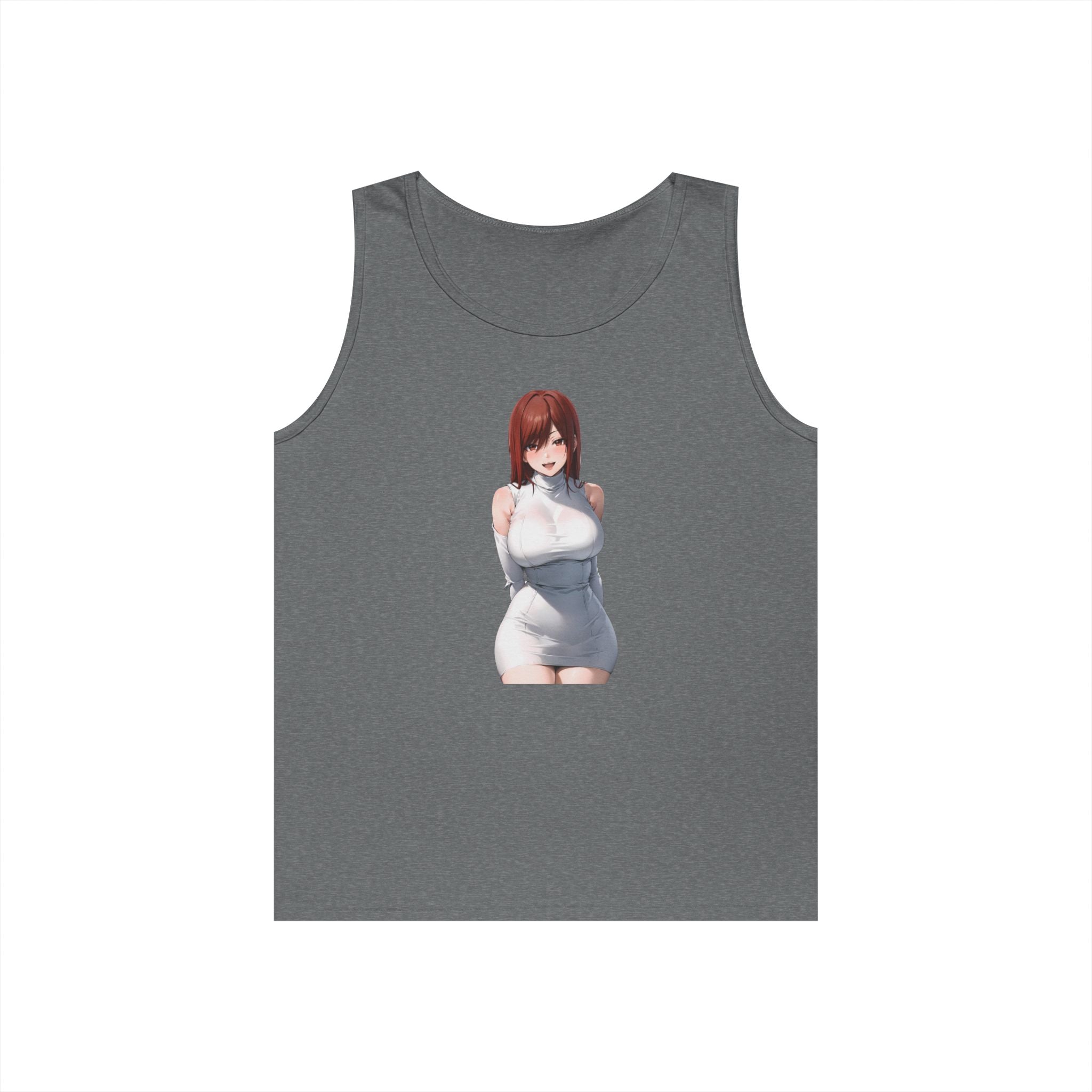Ezra Scarlet Charming White Dress Anime Heavy Cotton Tank Top