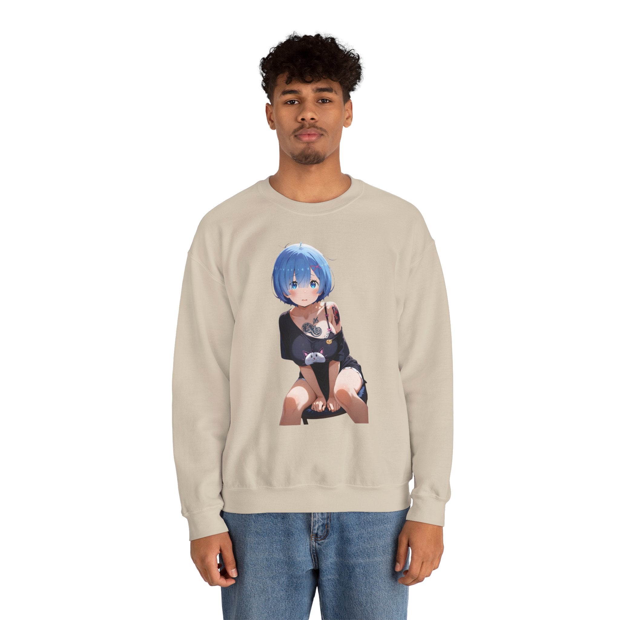 Sexy Rem Tattooed Unisex Heavy Blend™ Crewneck Sweatshirt
