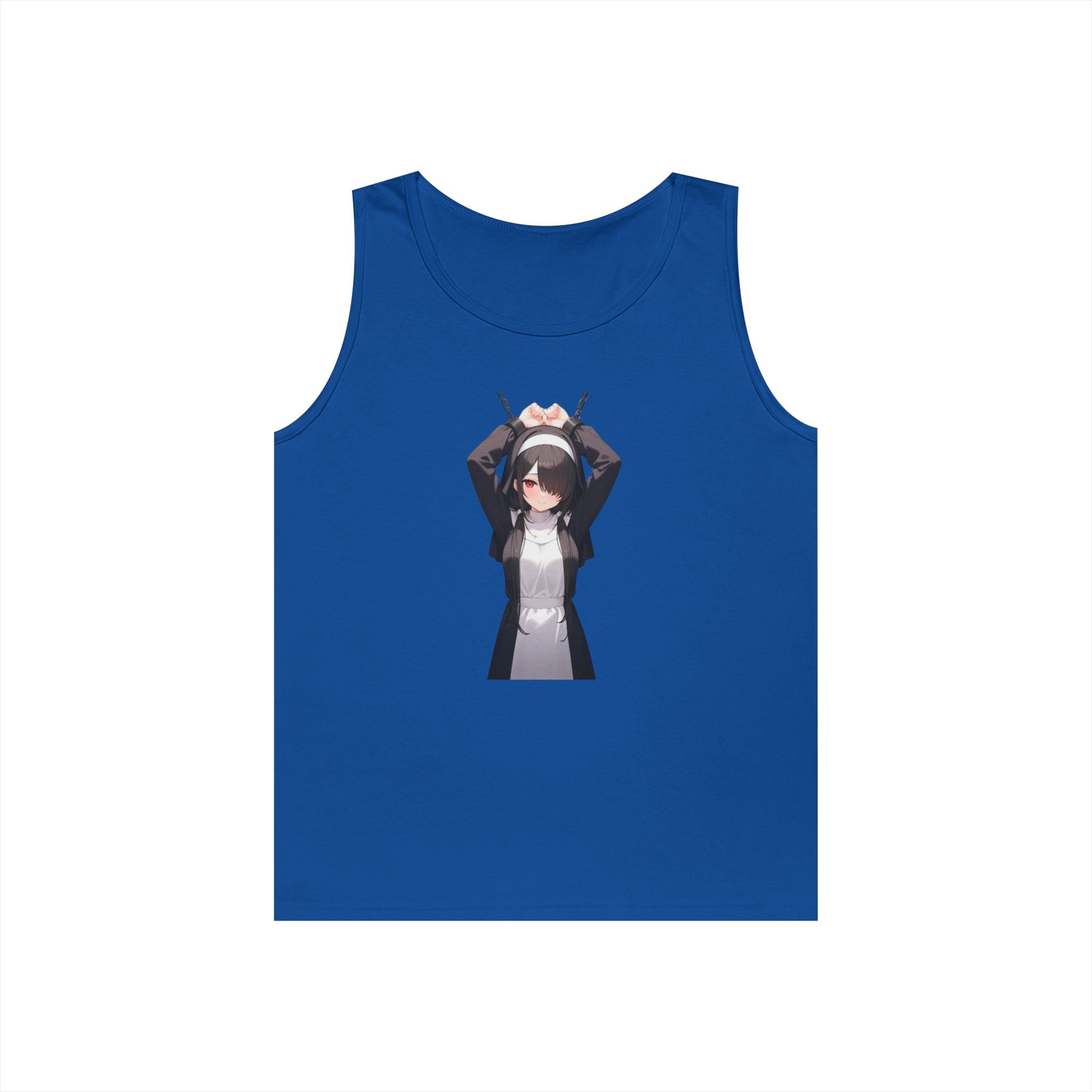 Tokisaki Kurum Nun Gothic Anime Heavy Cotton Tank Top