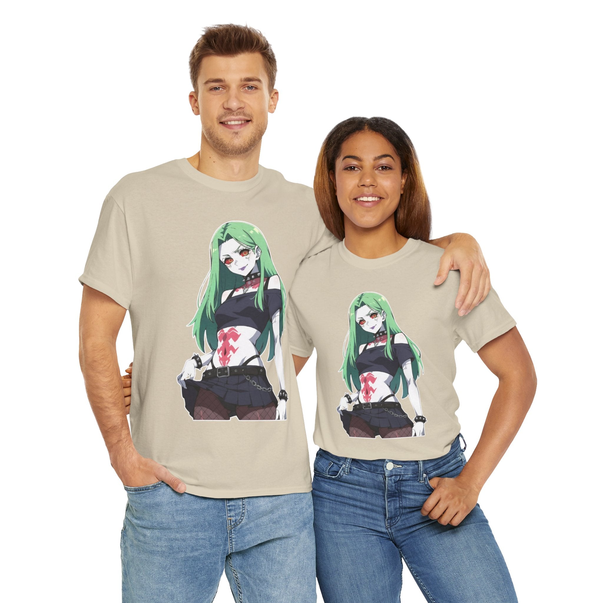 Rebecca Cyberpunk Futuristic Unisex Heavy Cotton Tee
