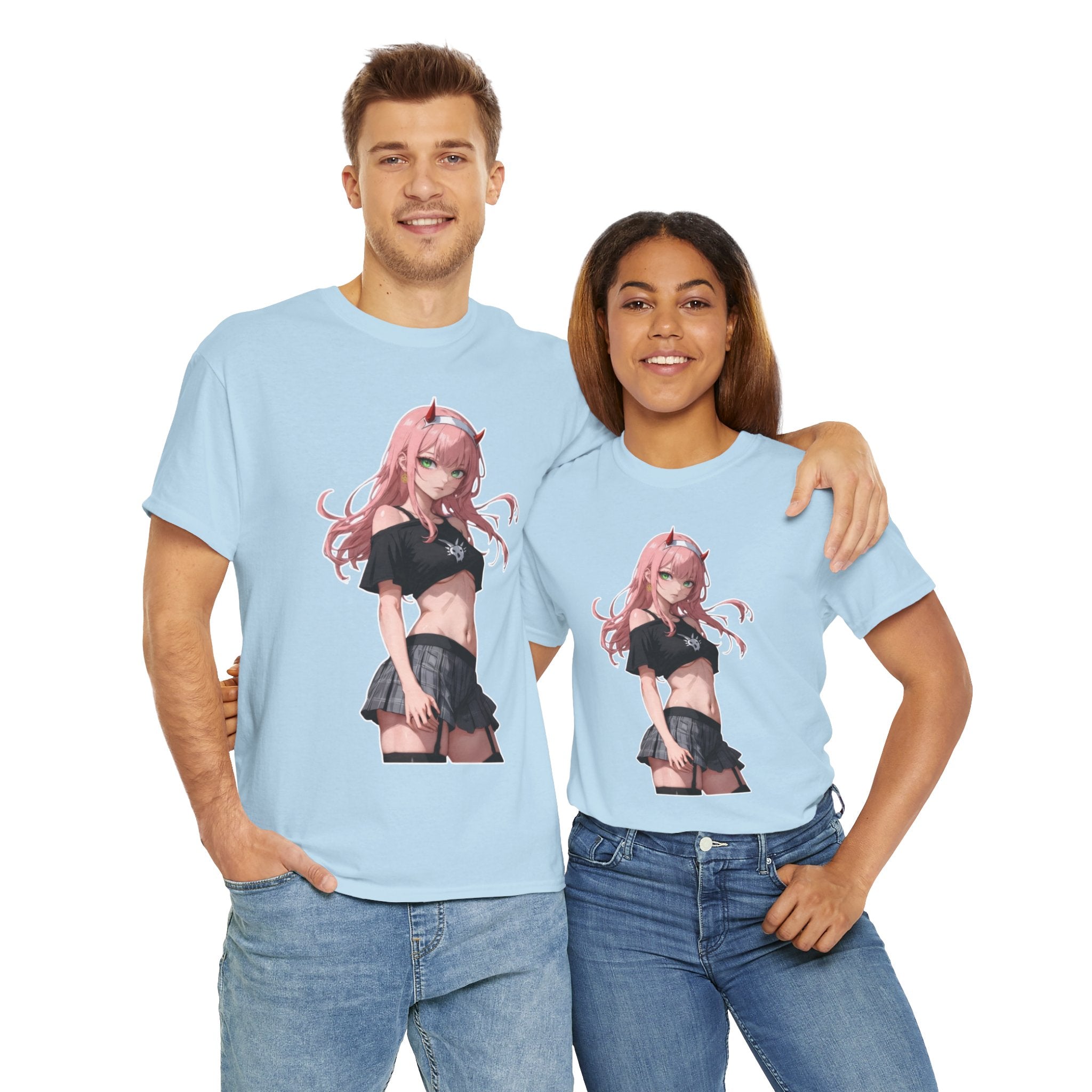 Zero Two Streetwear Style Unisex Heavy Cotton Tee
