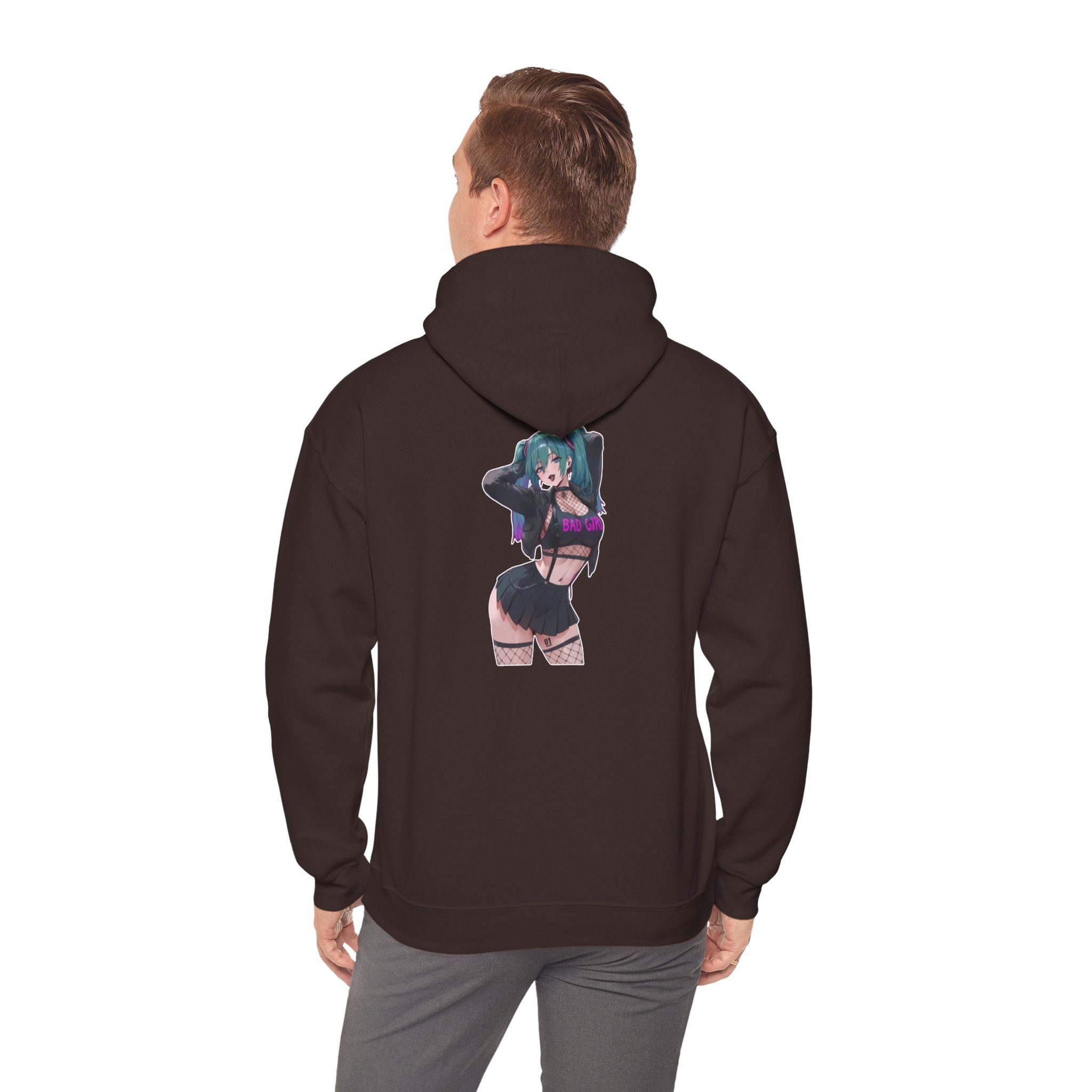 Hatsune Miku Baddie Unisex Heavy Blend™ Hooded Sweatshirt