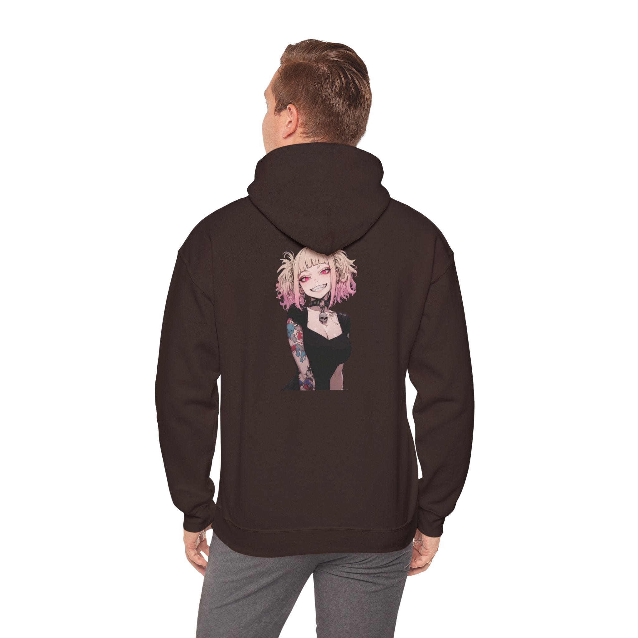 Gothic Himiko Toga Tattooed Crazy Unisex Heavy Blend™ Hooded Sweatshirt