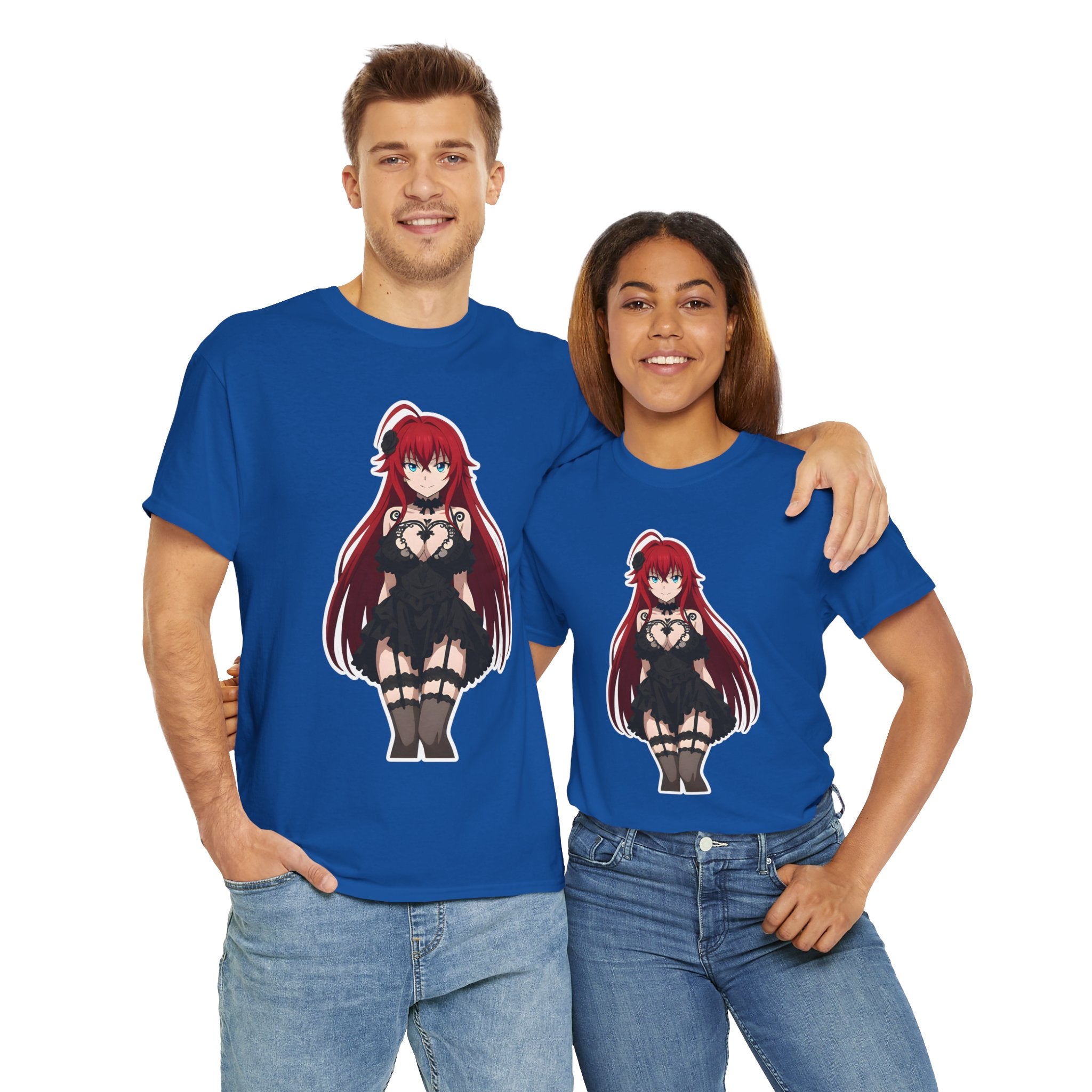 Rias Gremory Gothic Style Waifu Unisex Heavy Cotton Tee