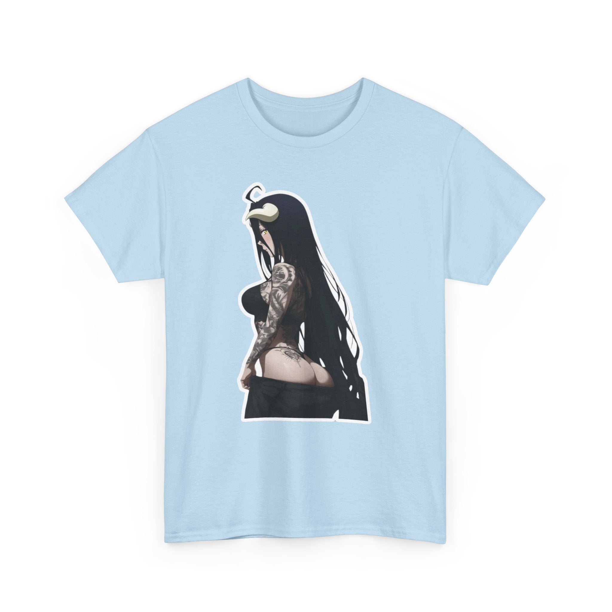 Albedo From Overlord Gothic Tattooed Unisex Heavy Cotton Tee