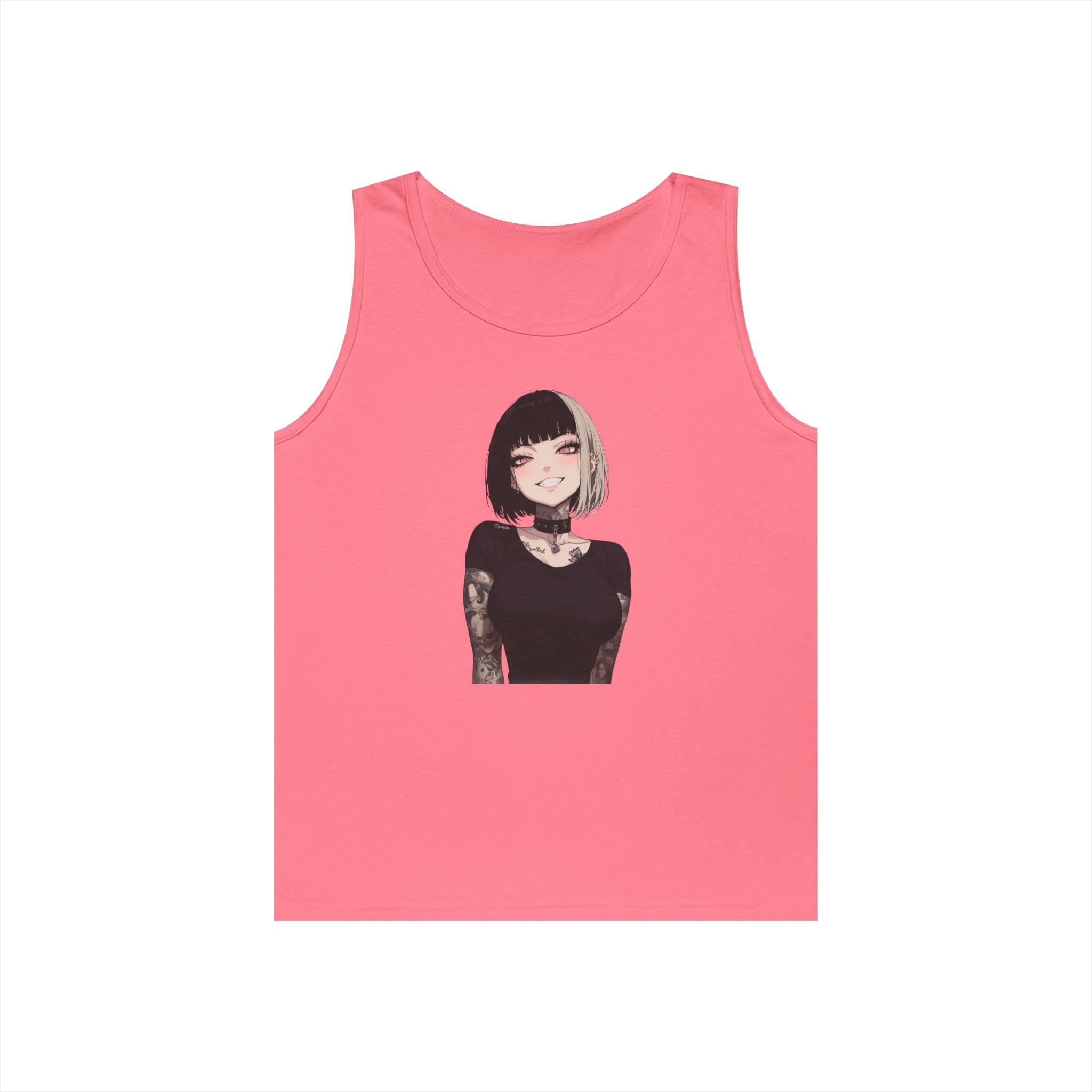 Himiko Toga Gothic Tattooed Style Heavy Cotton Tank Top