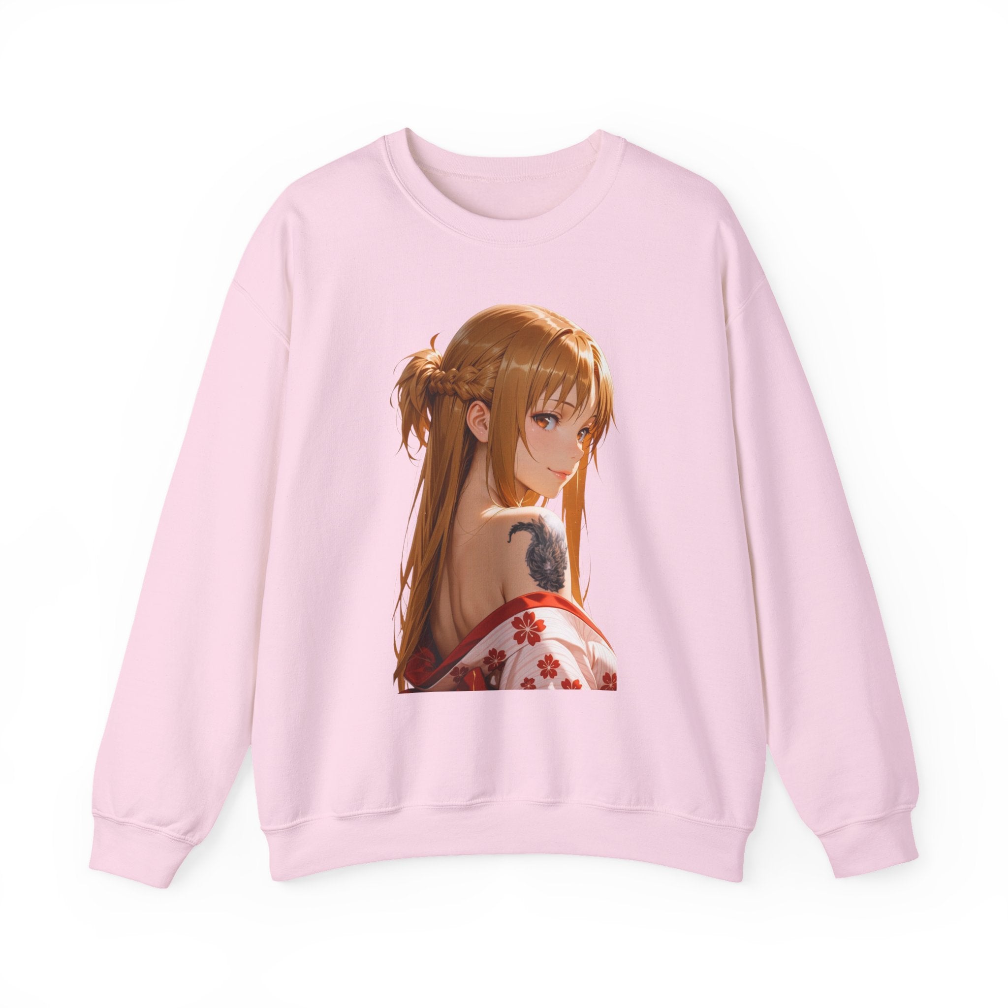 Asuna Kimono Tattoo Unisex Heavy Blend™ Crewneck Sweatshirt