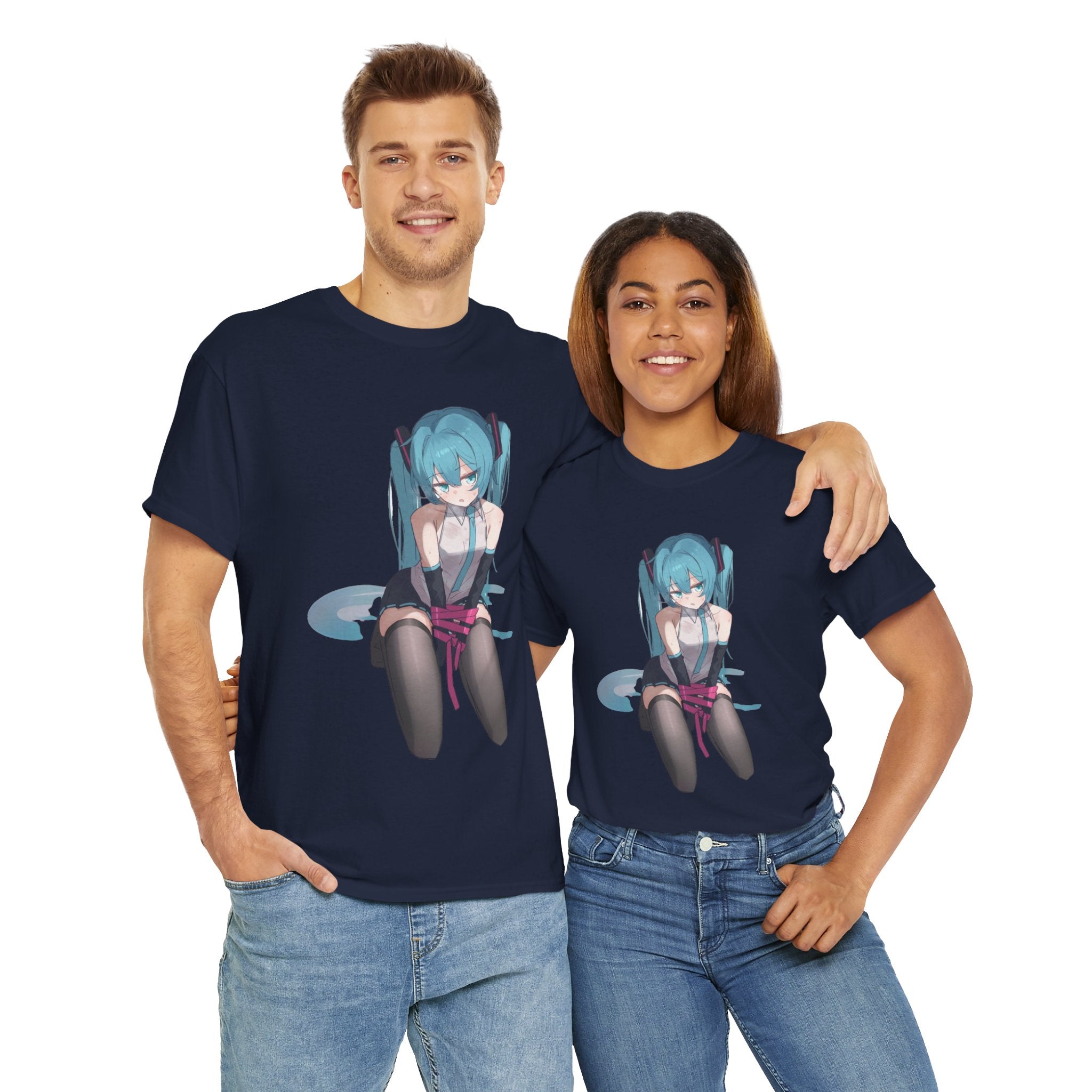 Hatsune Miku Bound Cute Anime Unisex Heavy Cotton Tee