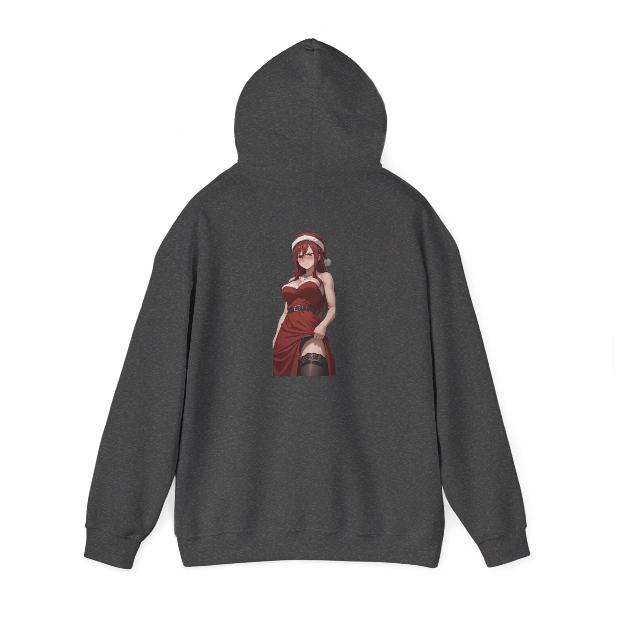Ezra Scarlet Christmas Themed Angry Anime Unisex Heavy Blend™ Hooded Sweatshirt