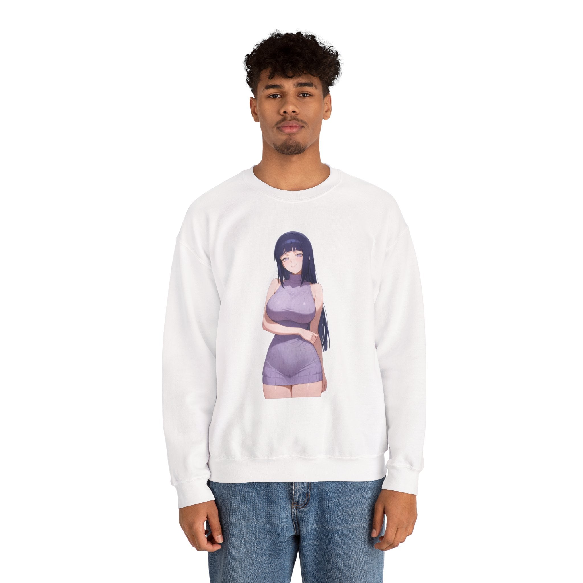 Hinata Waifu Unisex Heavy Blend™ Crewneck Sweatshirt